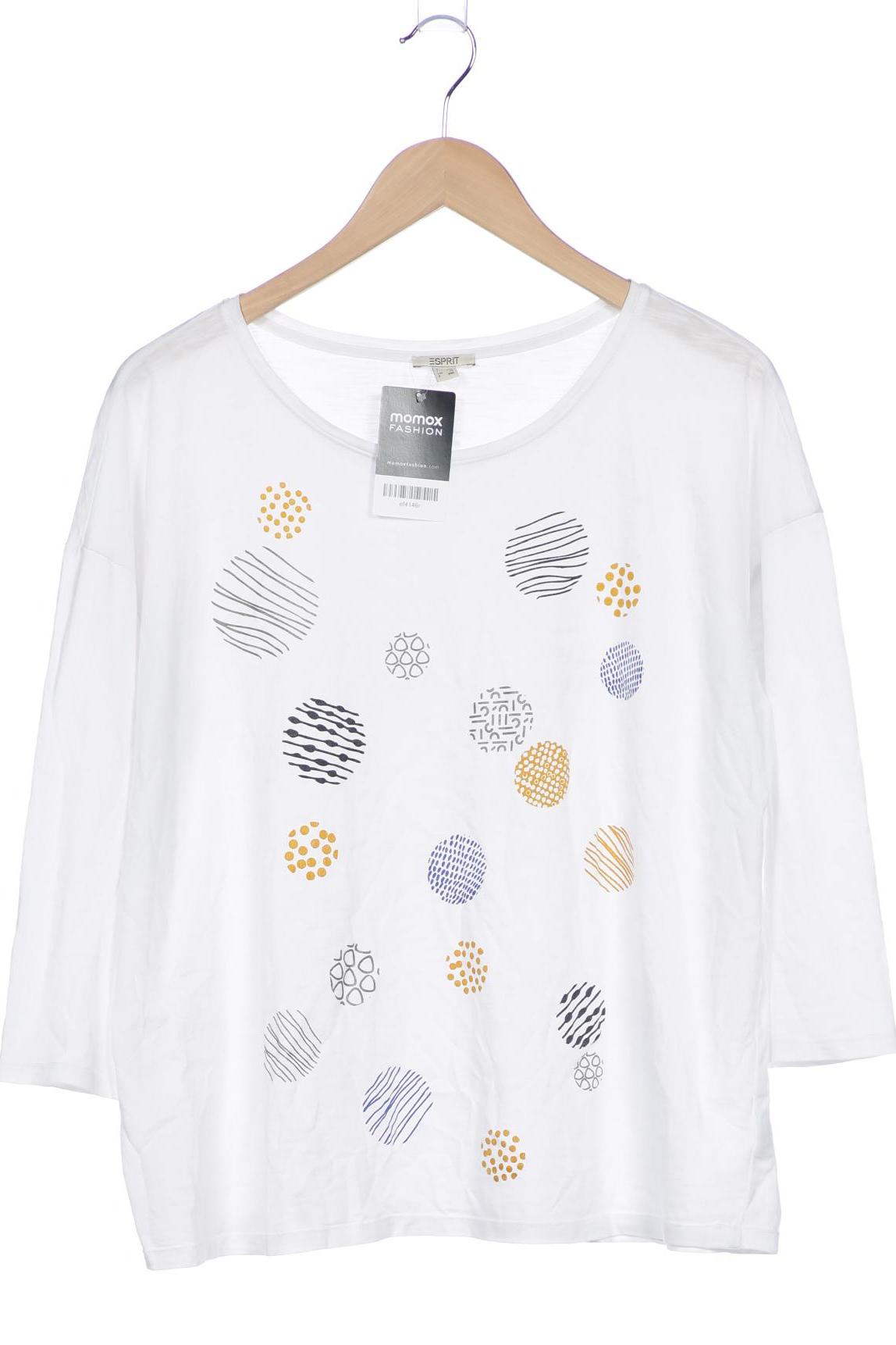 

Esprit Damen Langarmshirt, weiß, Gr. 44