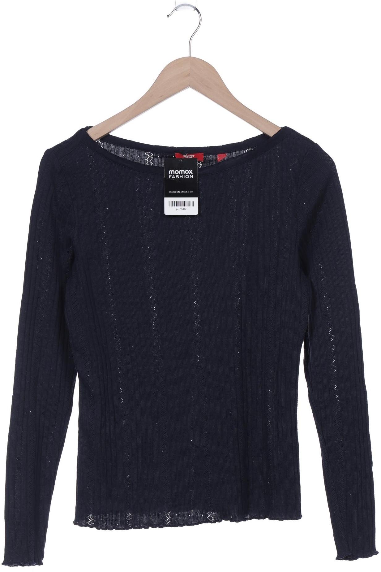 

Esprit Damen Langarmshirt, marineblau, Gr. 38