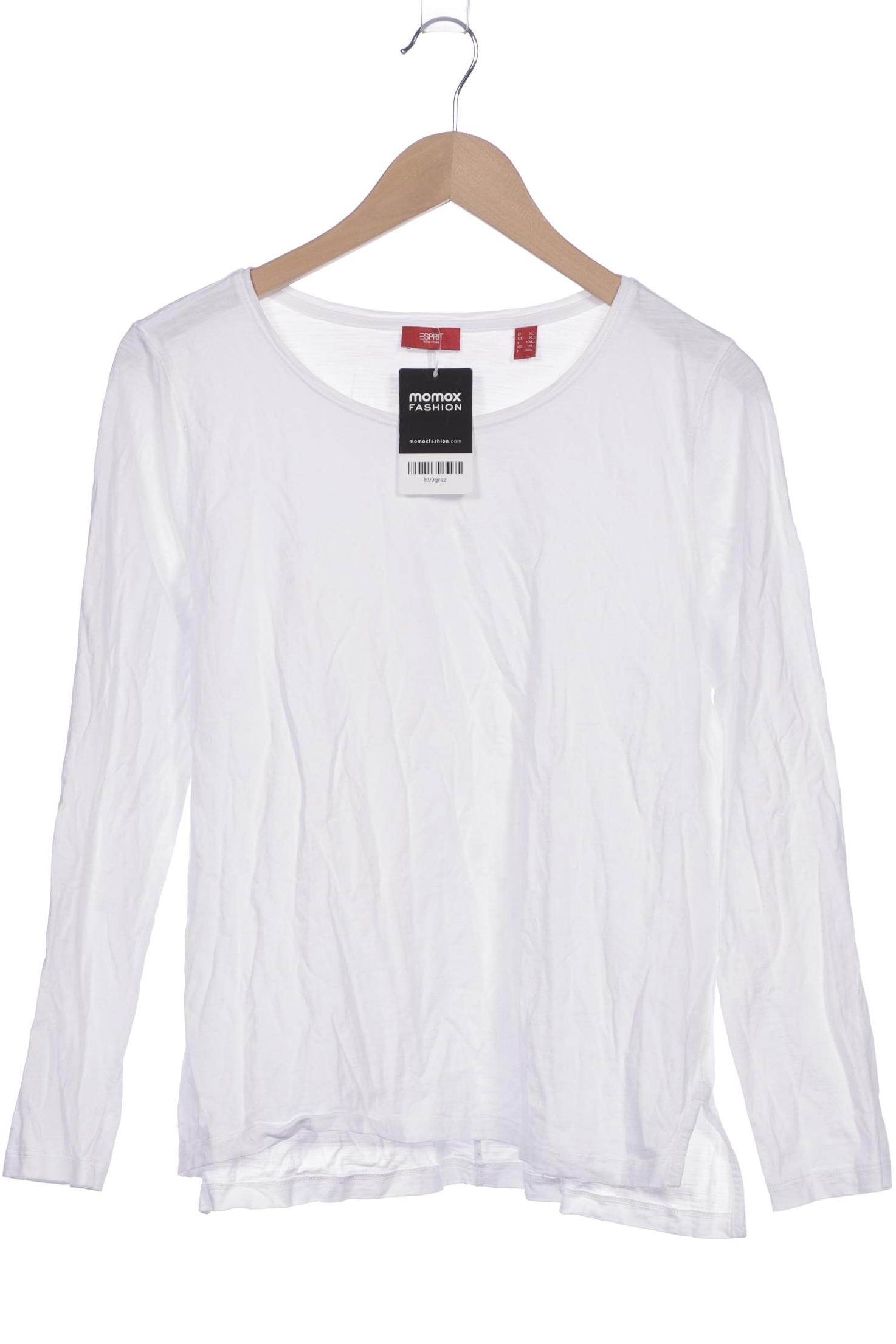 

Esprit Damen Langarmshirt, weiß, Gr. 44