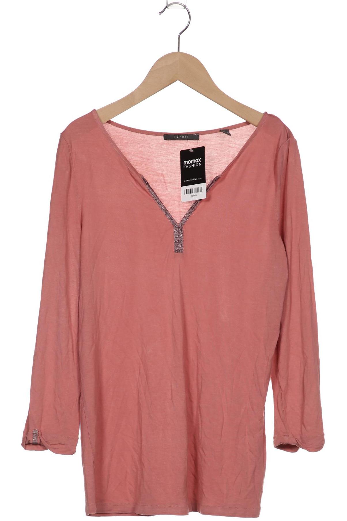 

Esprit Damen Langarmshirt, pink, Gr. 38