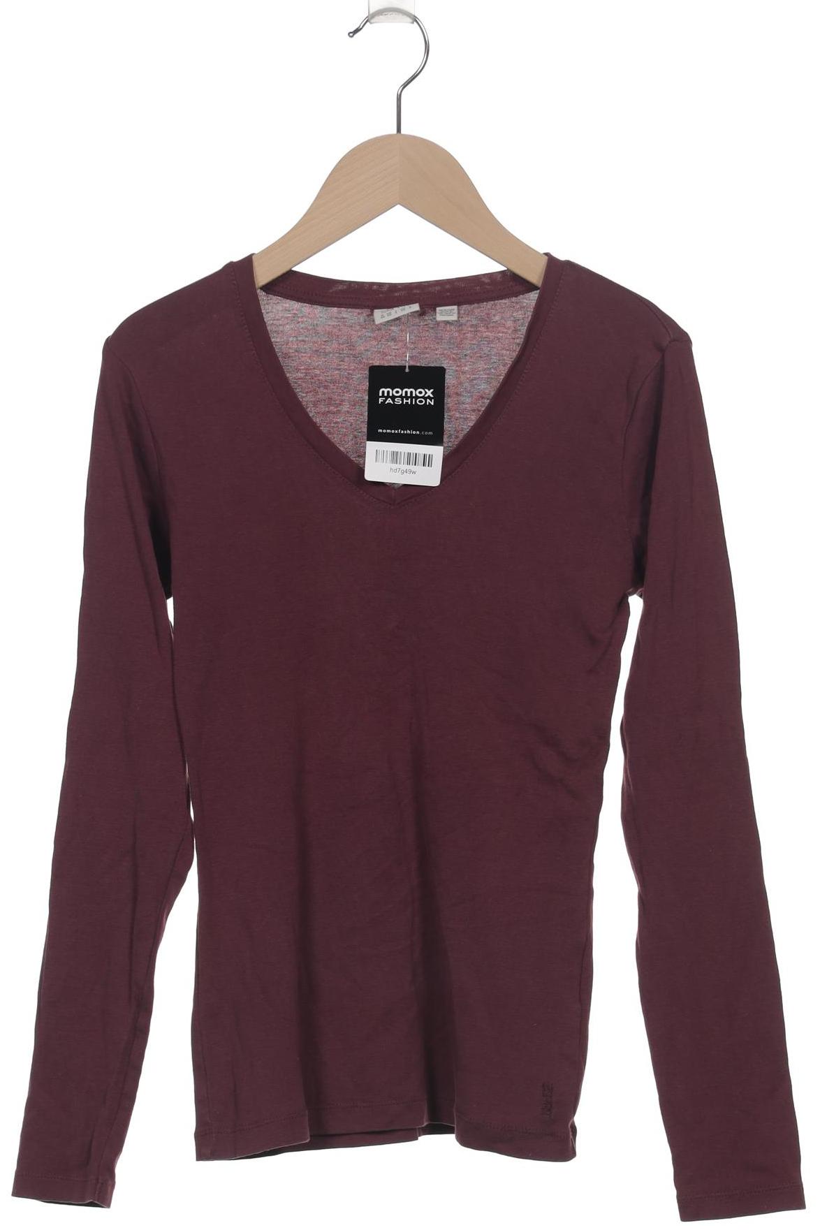 

Esprit Damen Langarmshirt, bordeaux, Gr. 34