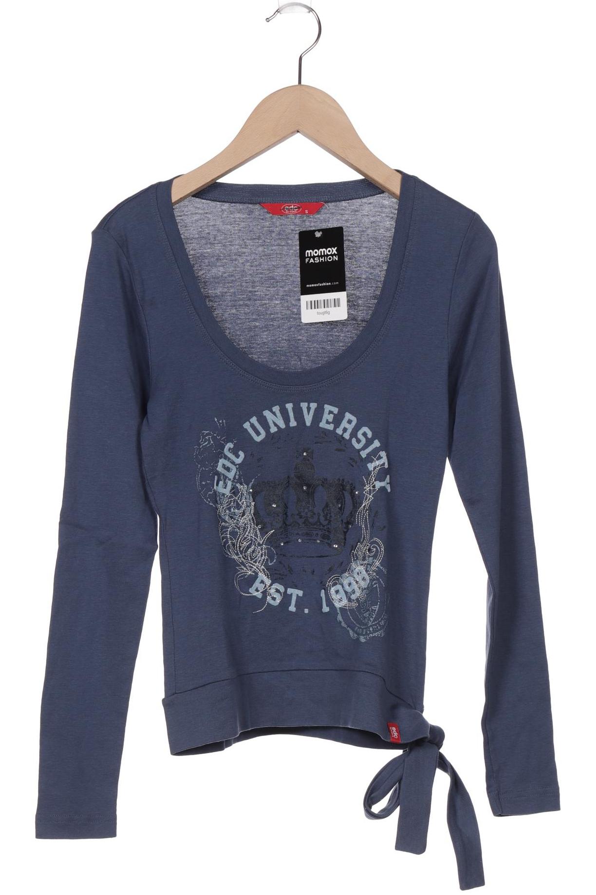 

Esprit Damen Langarmshirt, blau, Gr. 36