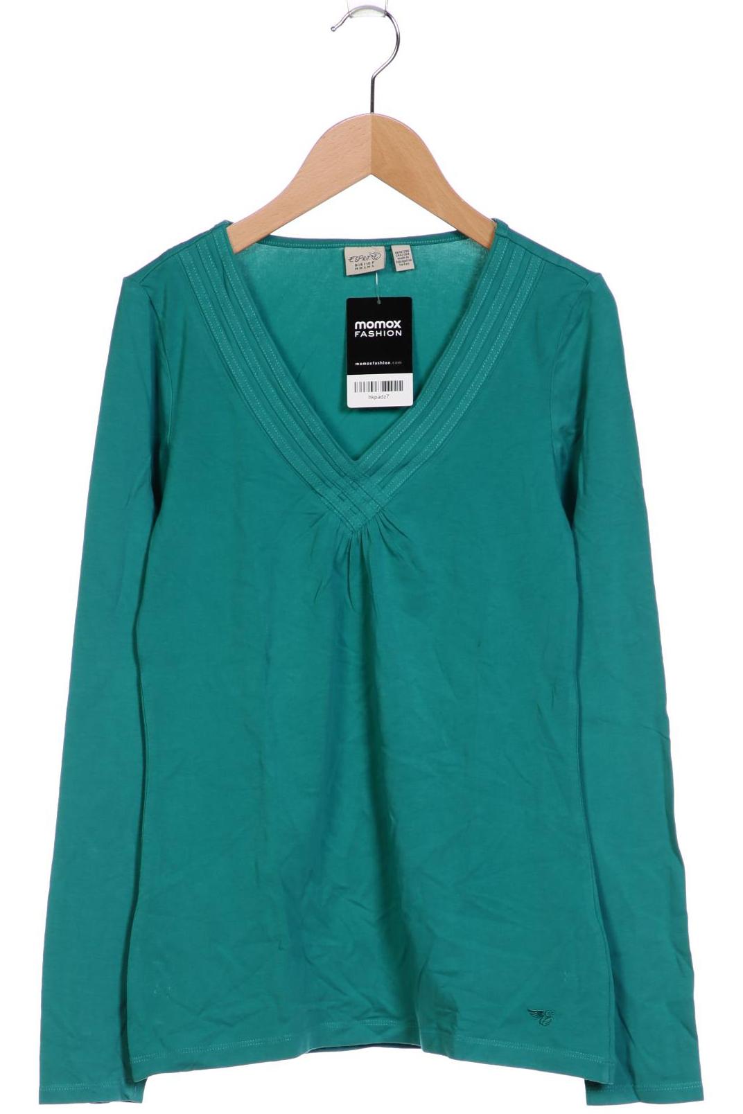 

Esprit Damen Langarmshirt, türkis, Gr. 38