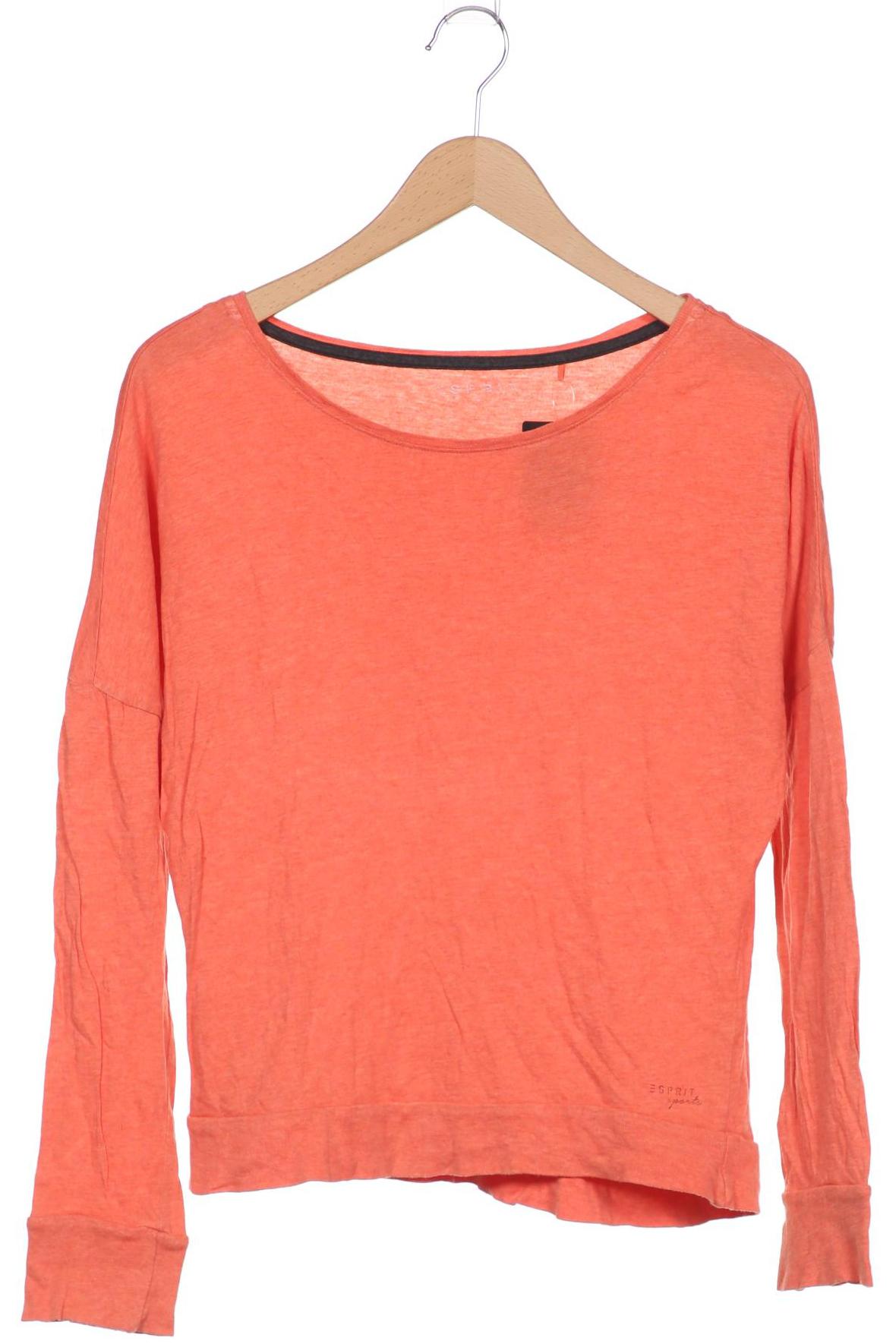 

Esprit Damen Langarmshirt, orange, Gr. 36
