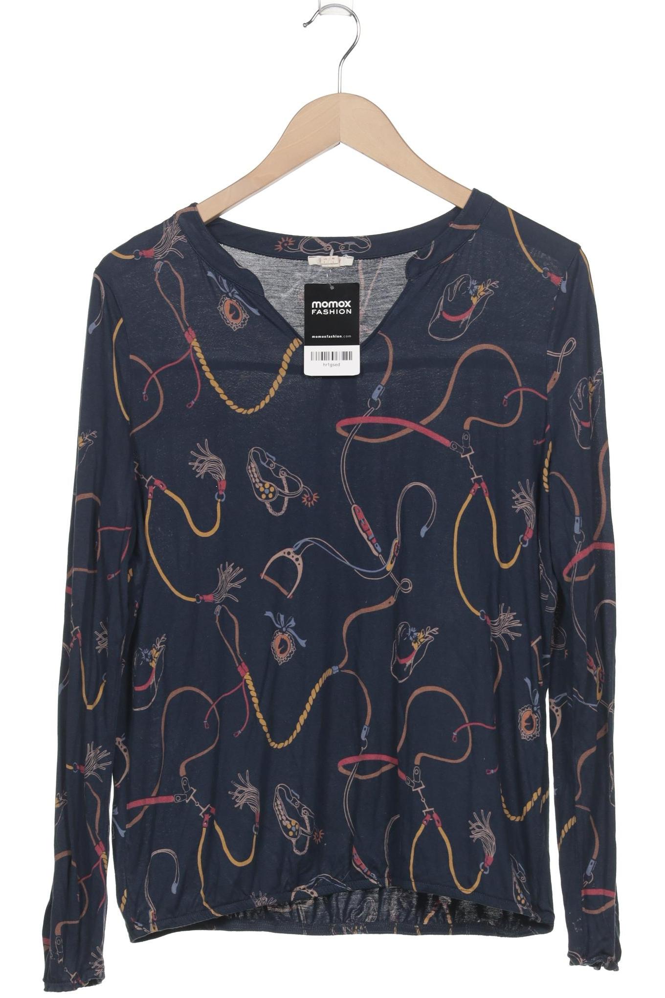 

Esprit Damen Langarmshirt, marineblau, Gr. 38