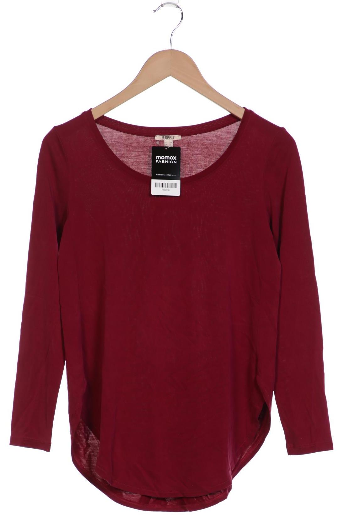 

Esprit Damen Langarmshirt, bordeaux, Gr. 34