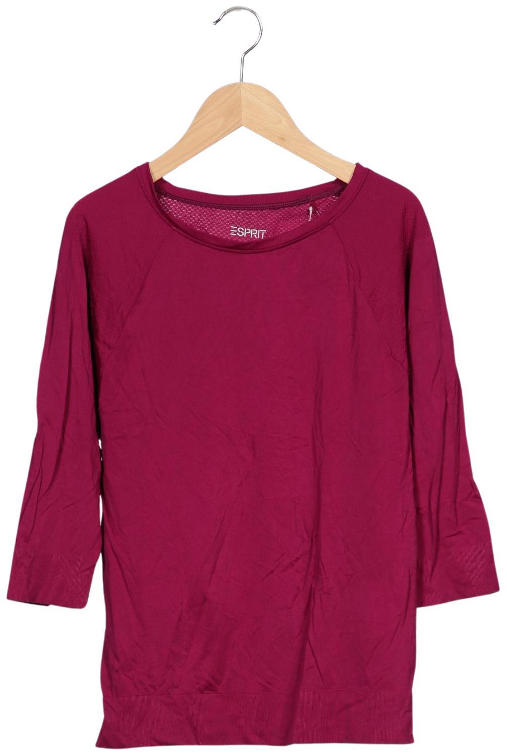 

Esprit Damen Langarmshirt, bordeaux, Gr. 34