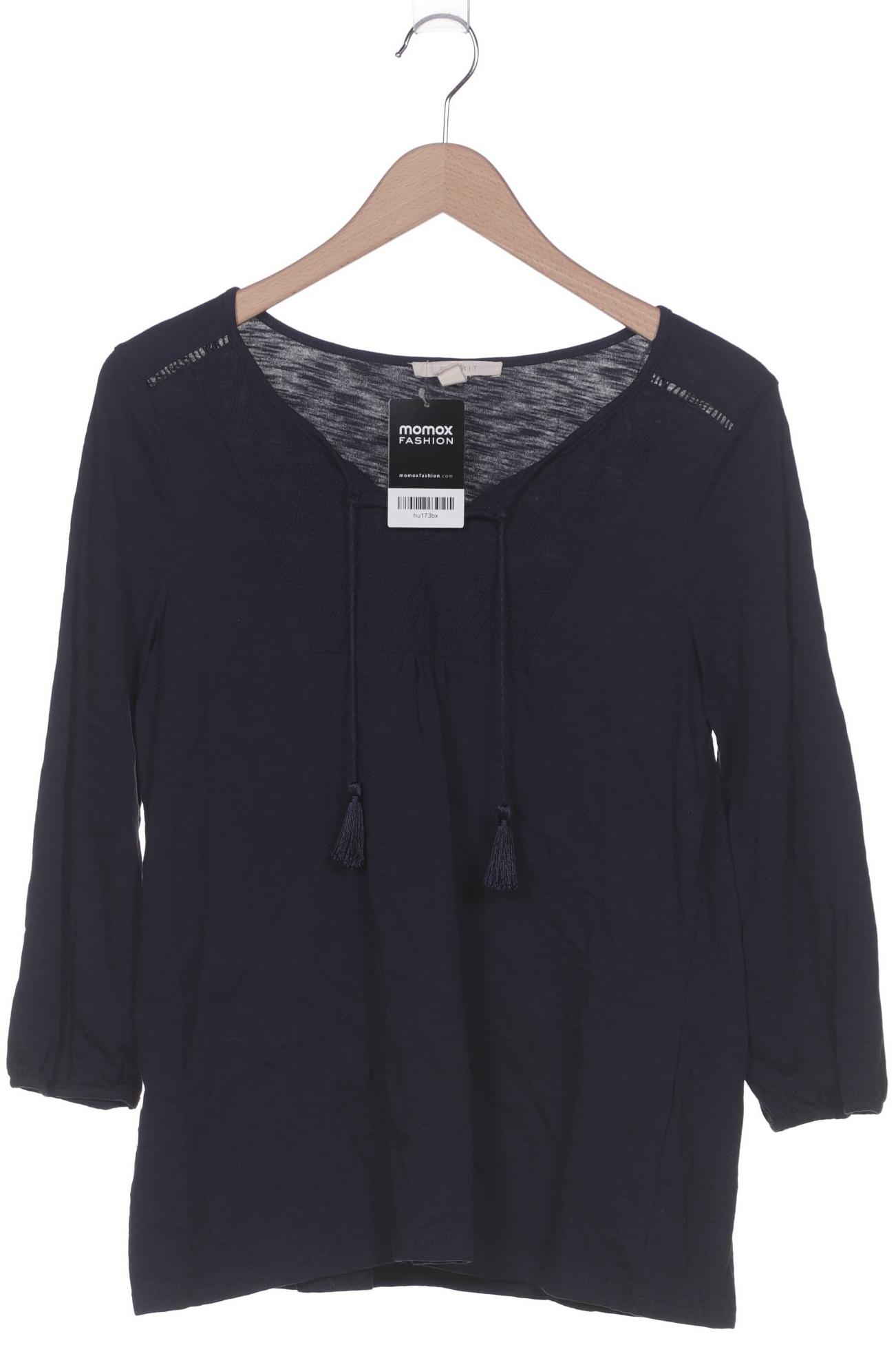 

Esprit Damen Langarmshirt, marineblau, Gr. 38