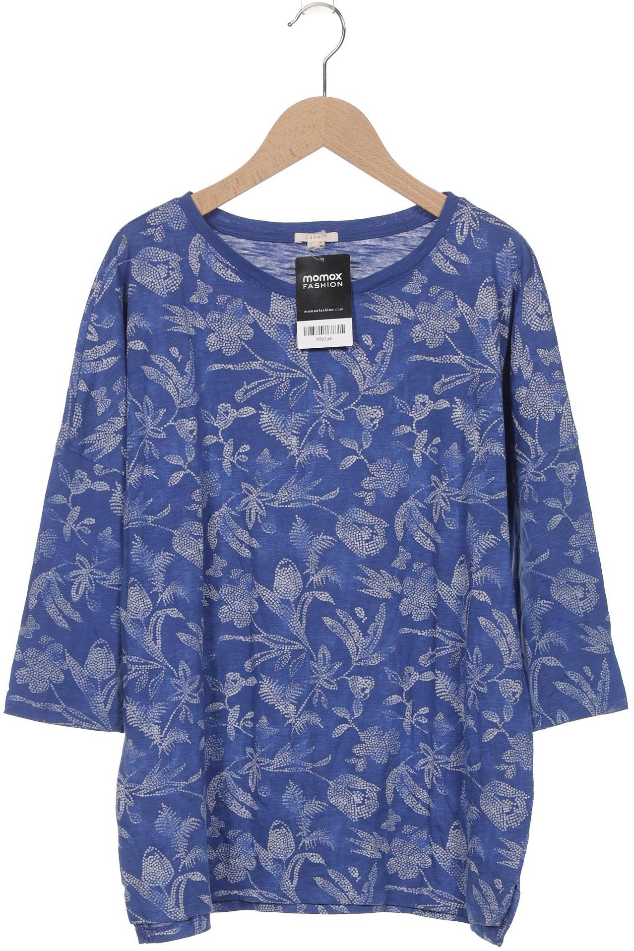 

Esprit Damen Langarmshirt, blau, Gr. 38