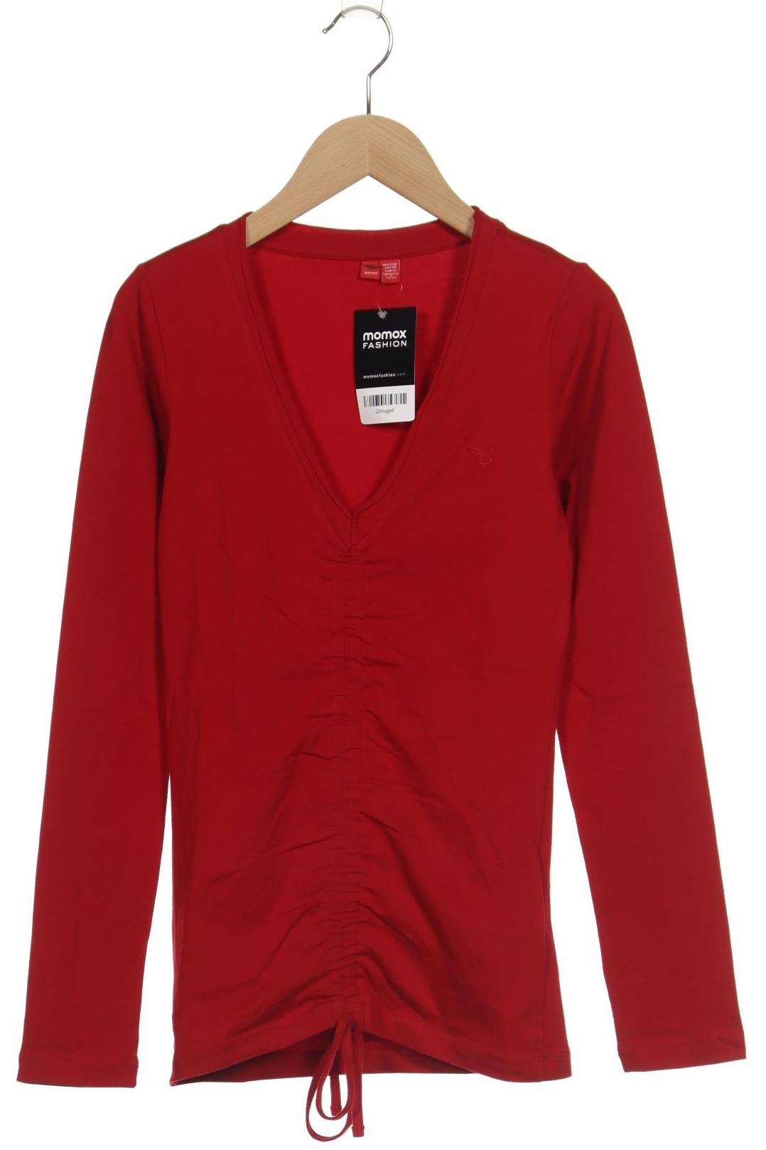 

Esprit Damen Langarmshirt, rot, Gr. 32