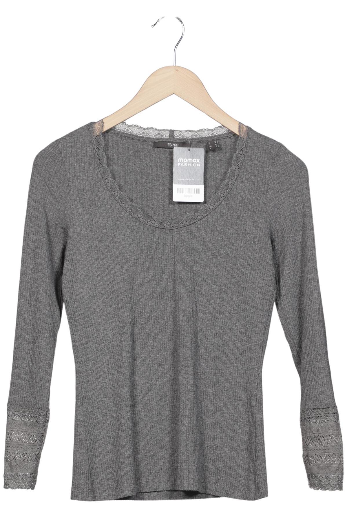 

Esprit Damen Langarmshirt, grau, Gr. 34