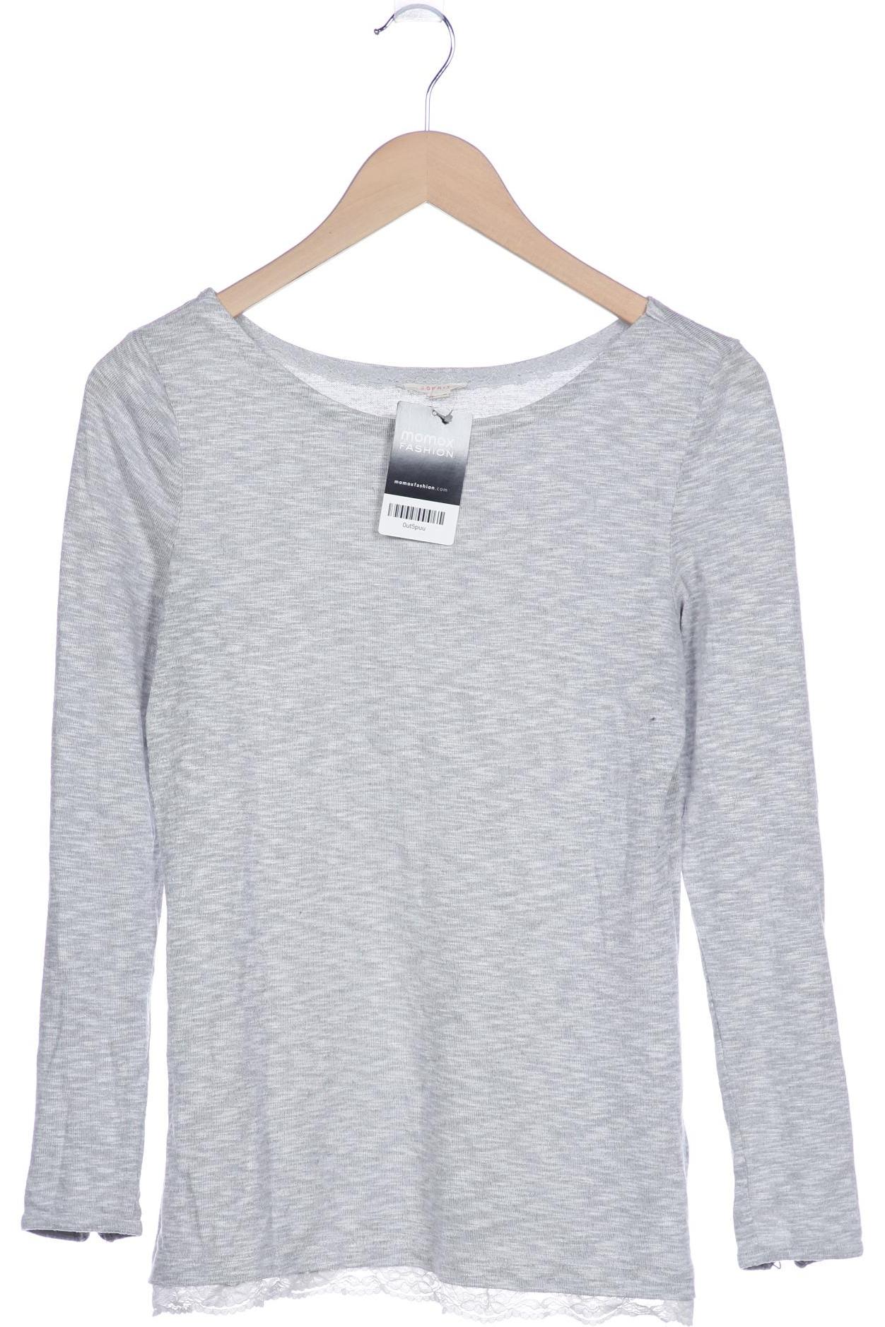 

Esprit Damen Langarmshirt, grau, Gr. 38