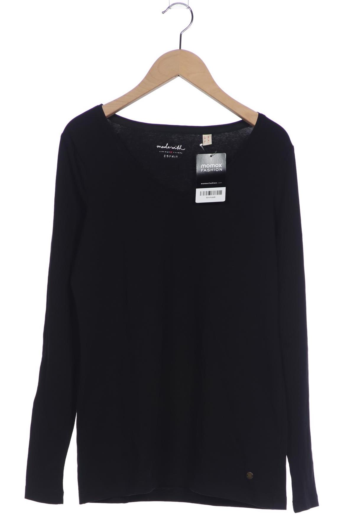 

Esprit Damen Langarmshirt, schwarz, Gr. 38