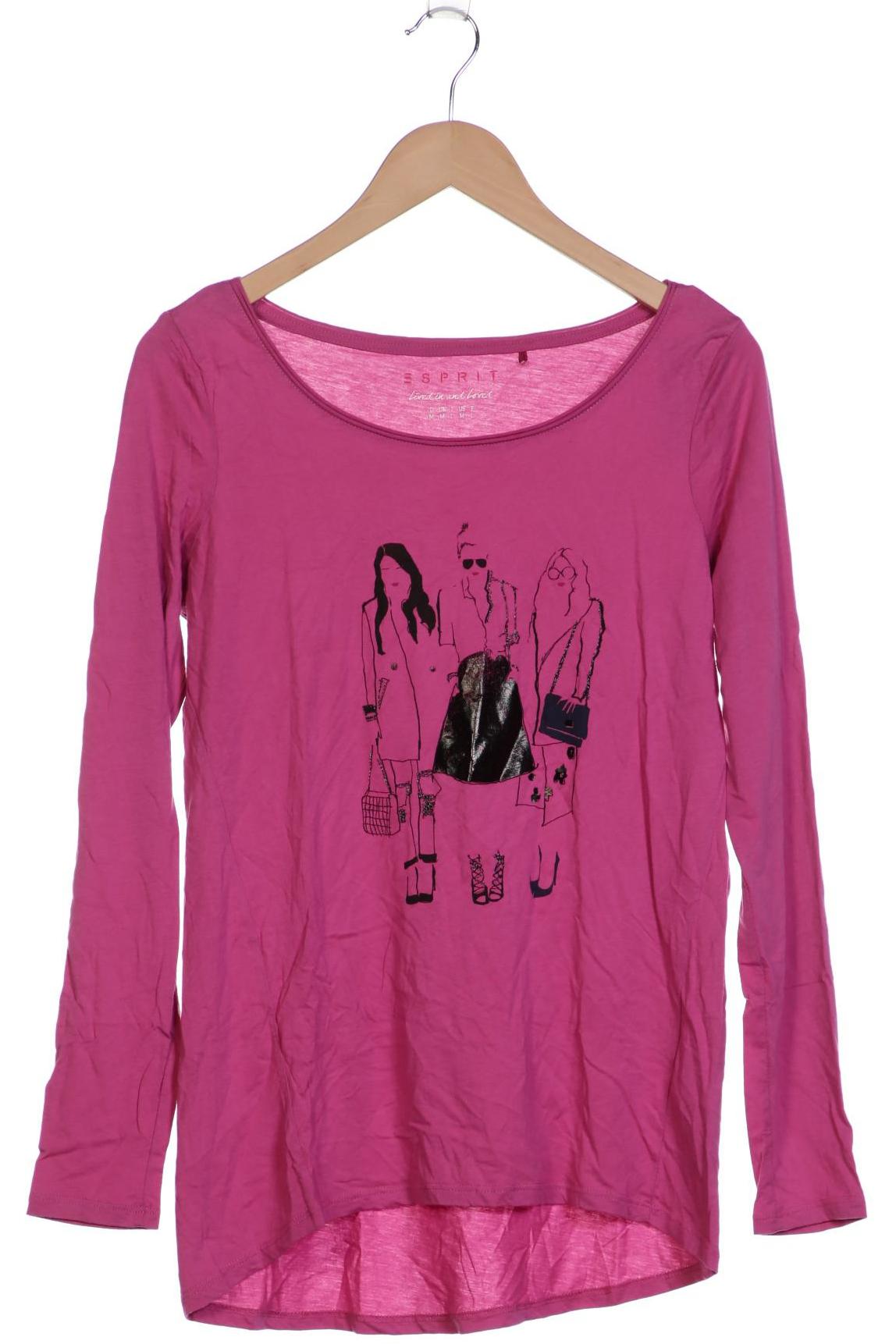 

Esprit Damen Langarmshirt, pink, Gr. 38