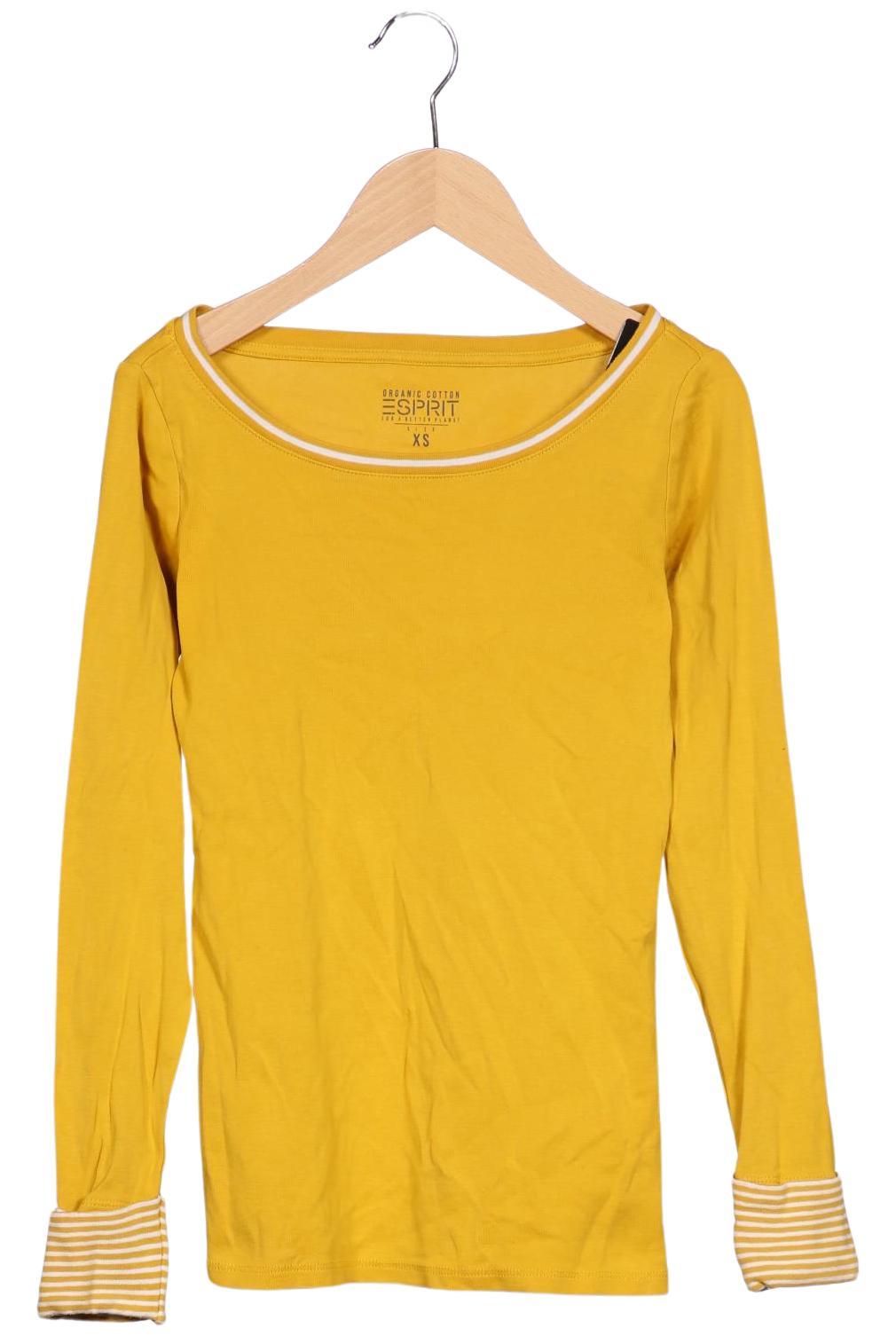 

Esprit Damen Langarmshirt, gelb, Gr. 34