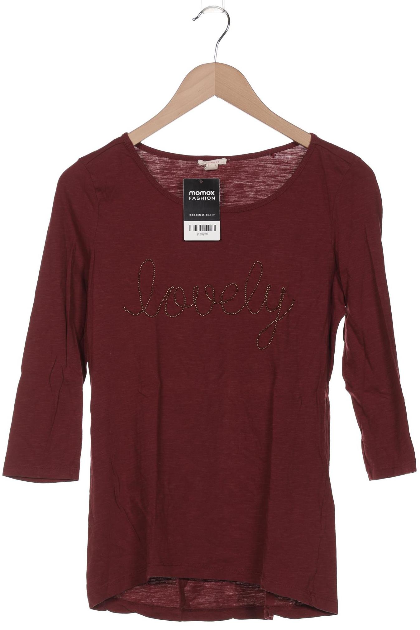 

Esprit Damen Langarmshirt, bordeaux, Gr. 34