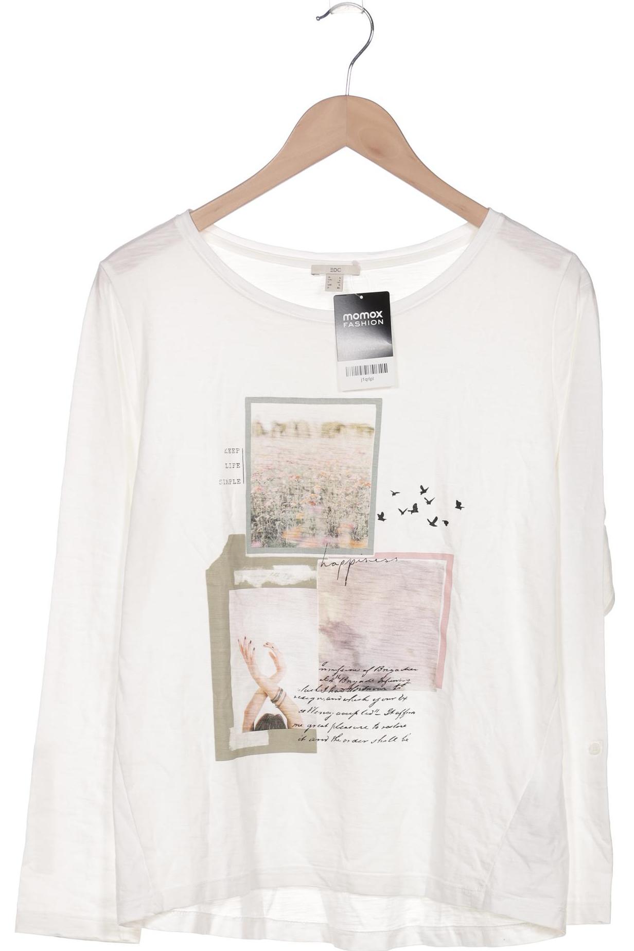 

Esprit Damen Langarmshirt, weiß, Gr. 42