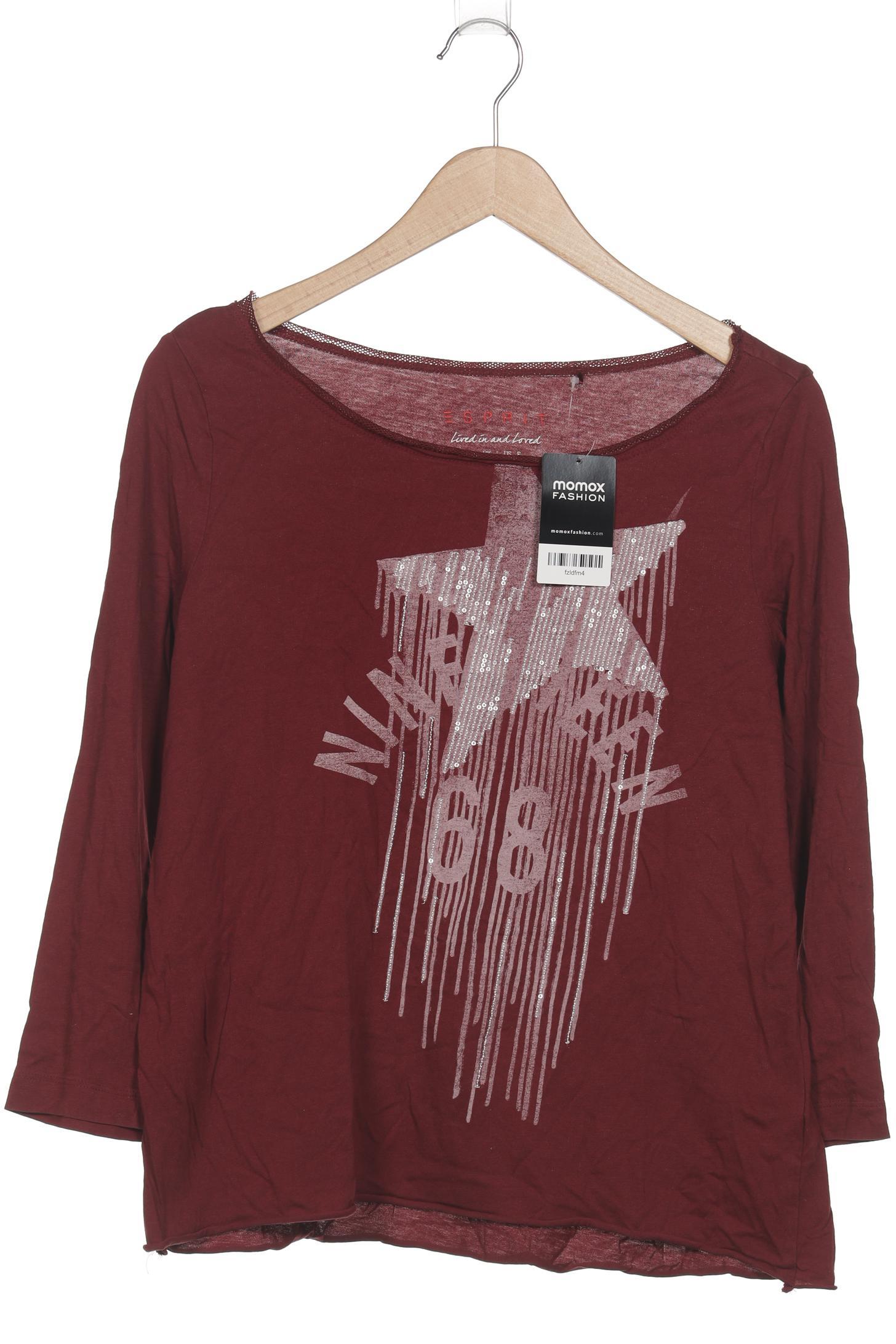 

Esprit Damen Langarmshirt, bordeaux, Gr. 38