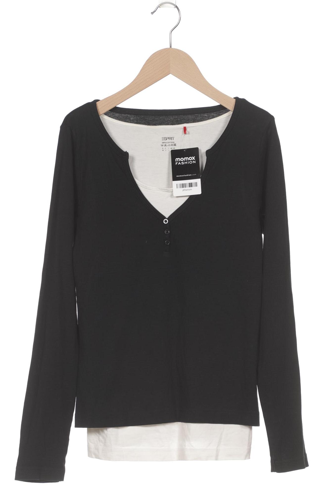 

Esprit Damen Langarmshirt, schwarz, Gr. 38