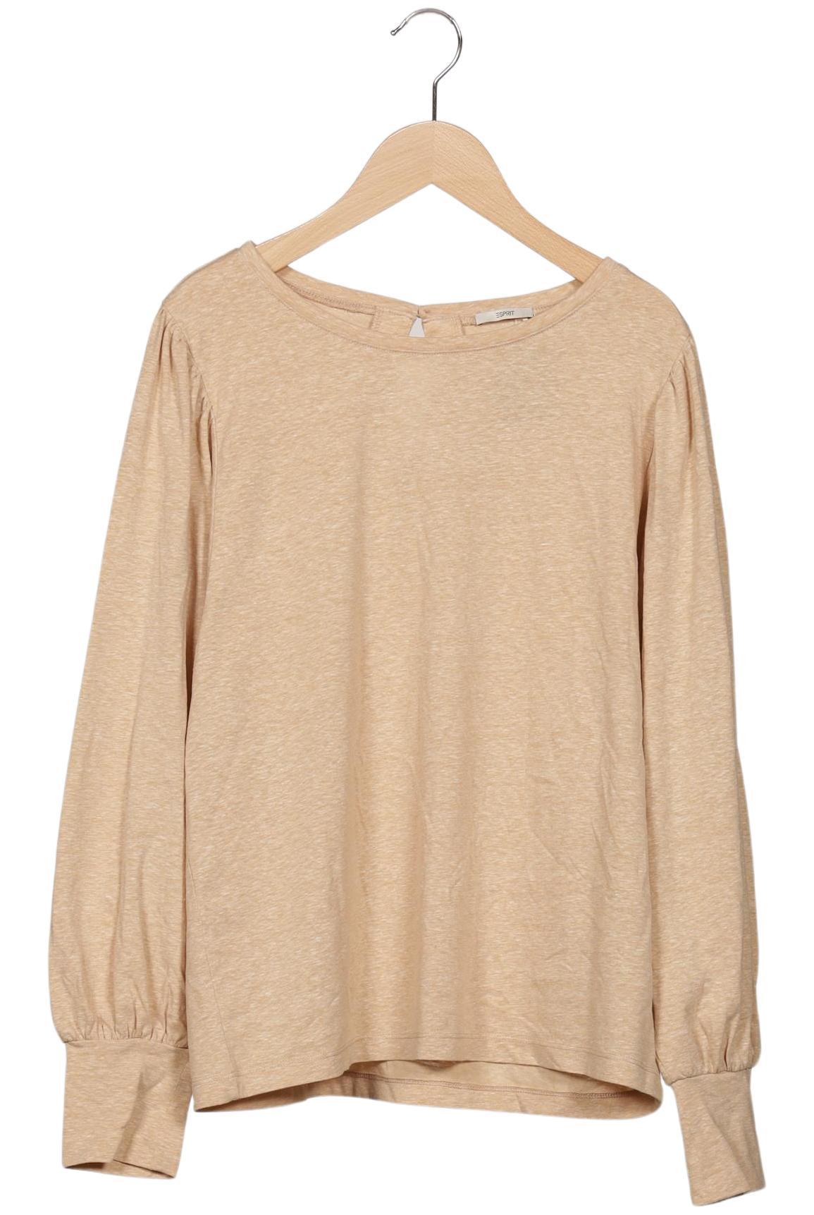 

Esprit Damen Langarmshirt, beige, Gr. 42