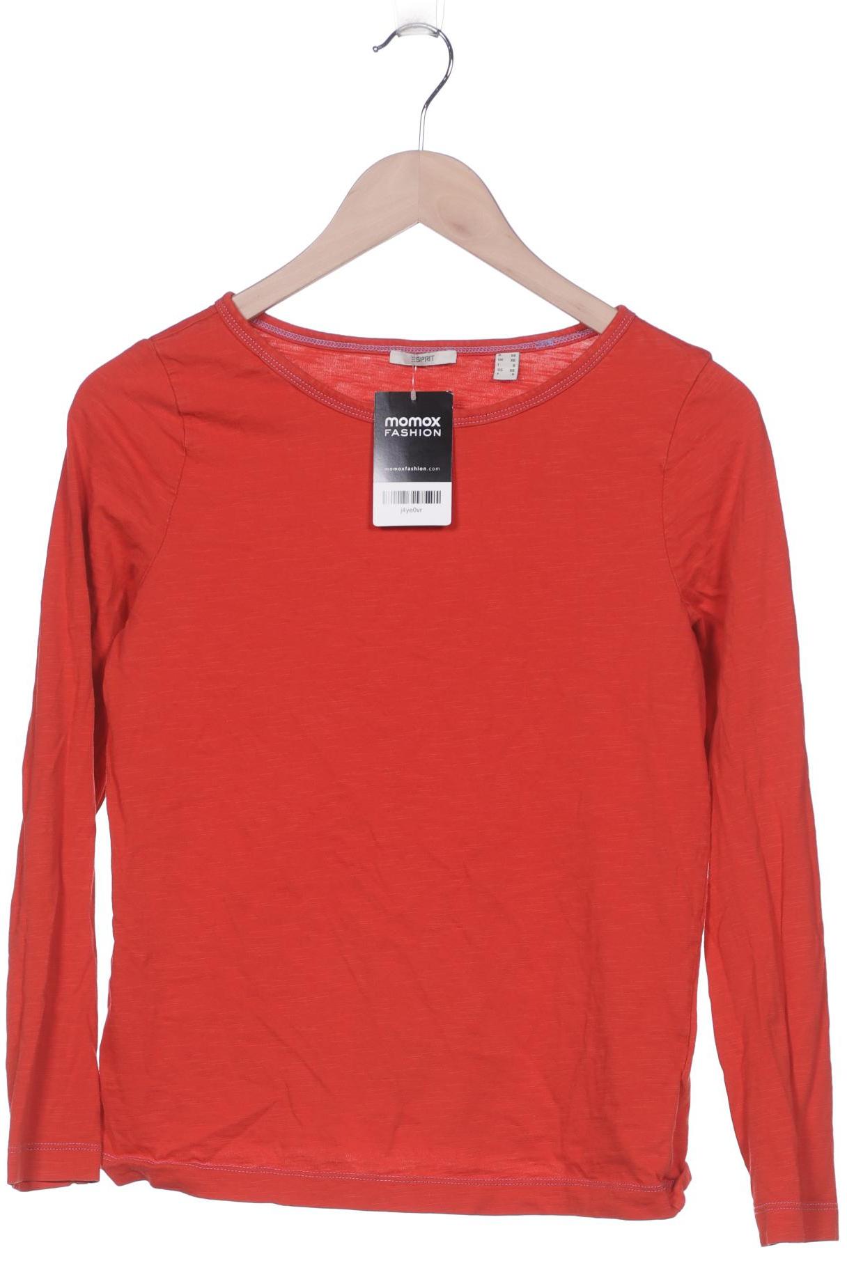 

Esprit Damen Langarmshirt, orange, Gr. 34