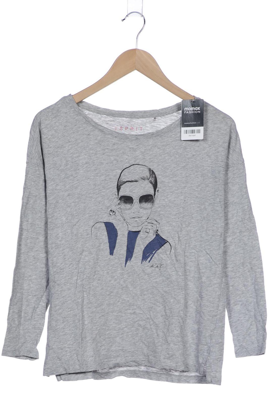 

Esprit Damen Langarmshirt, grau, Gr. 36