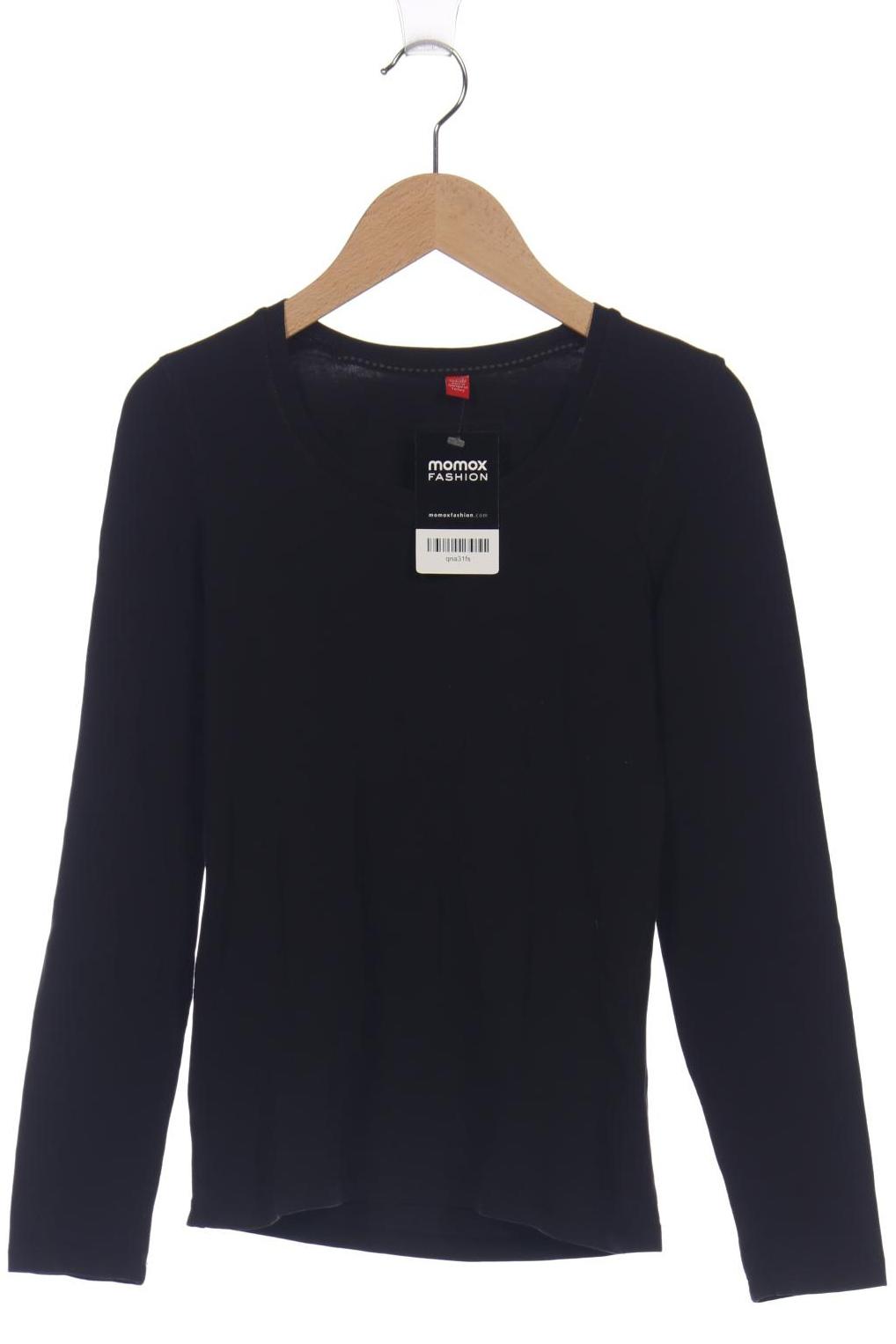 

Esprit Damen Langarmshirt, schwarz, Gr. 34