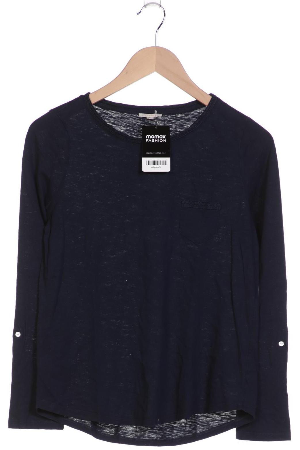 

Esprit Damen Langarmshirt, marineblau, Gr. 36