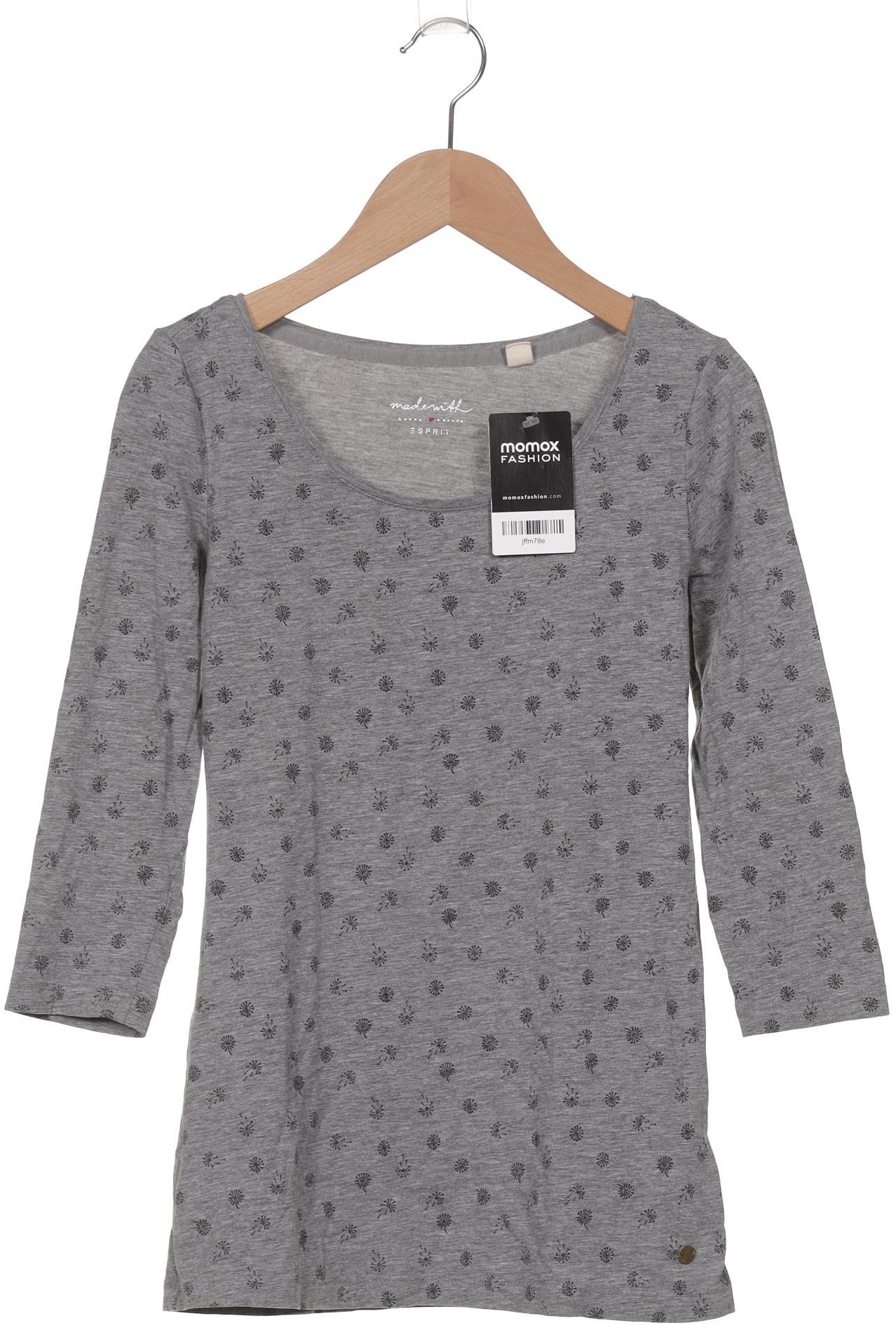 

Esprit Damen Langarmshirt, grau, Gr. 34