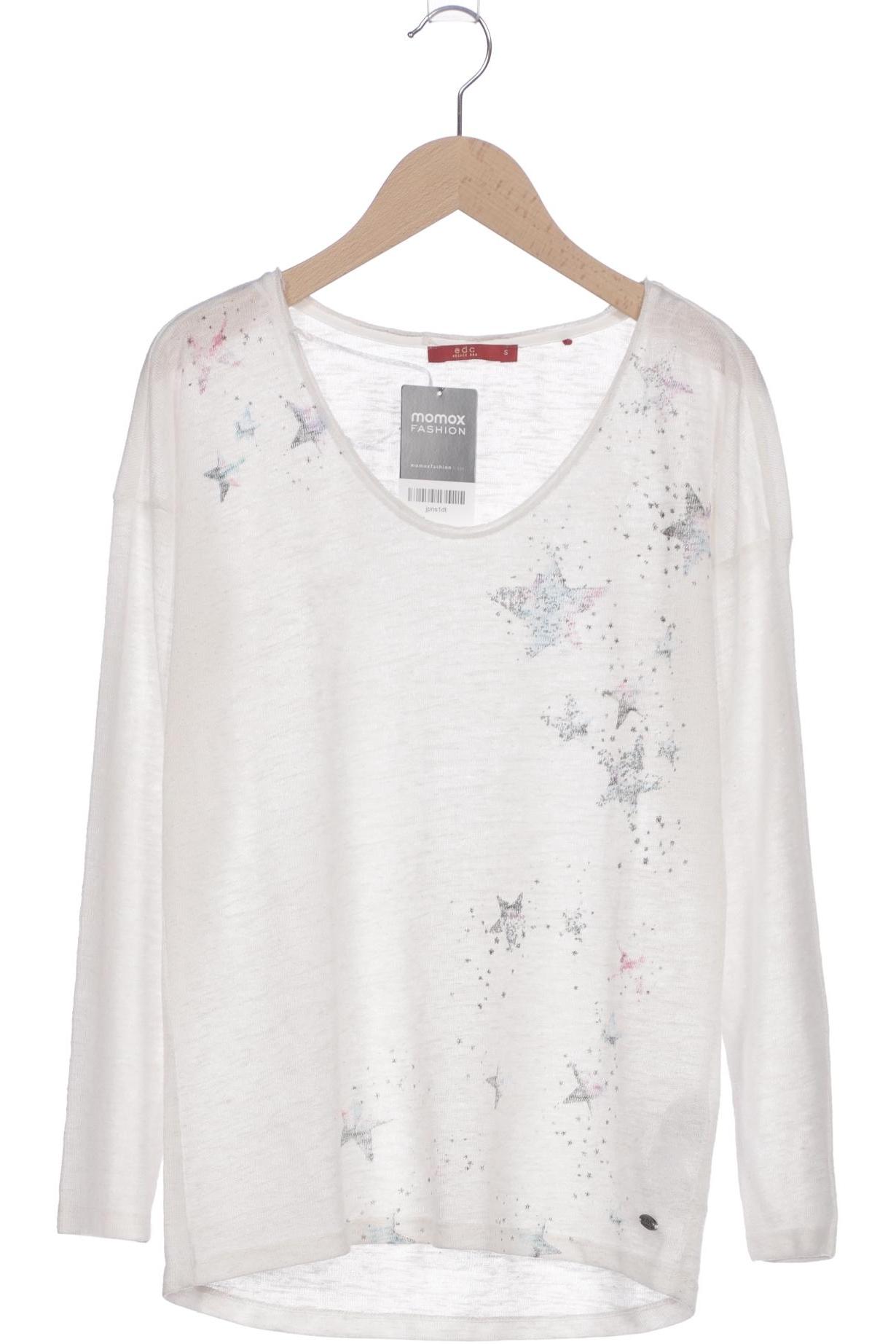 

Esprit Damen Langarmshirt, weiß, Gr. 36