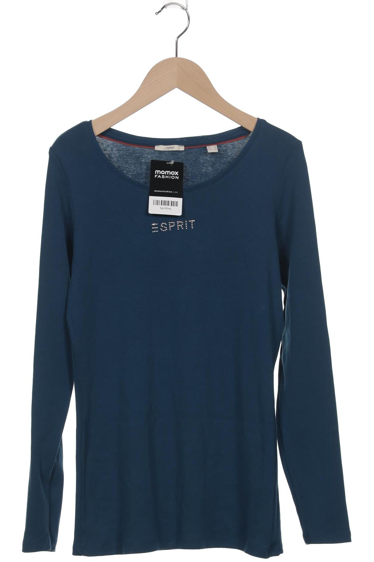 

Esprit Damen Langarmshirt, blau, Gr. 38