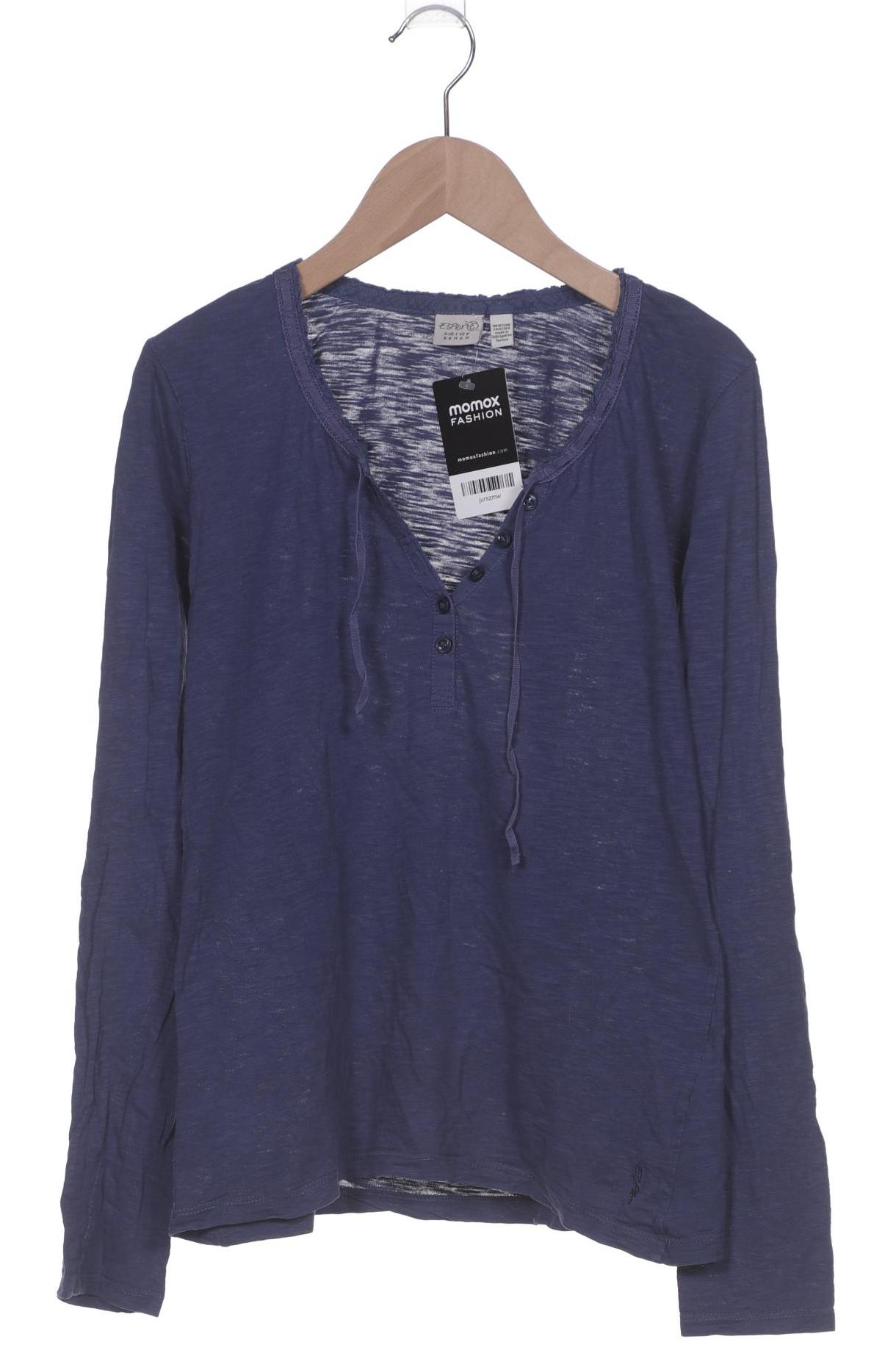 

Esprit Damen Langarmshirt, blau, Gr. 36