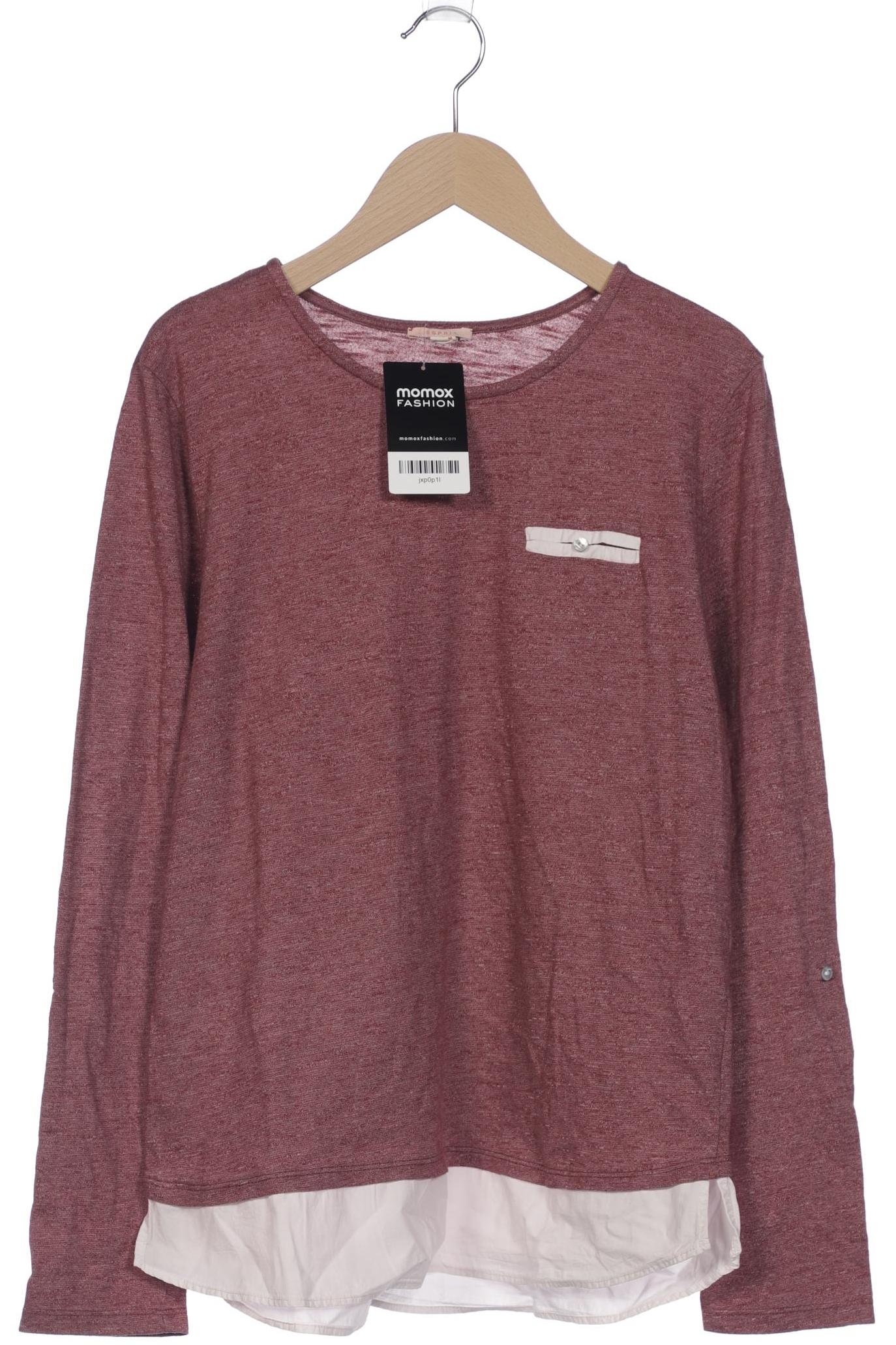 

Esprit Damen Langarmshirt, bordeaux, Gr. 38