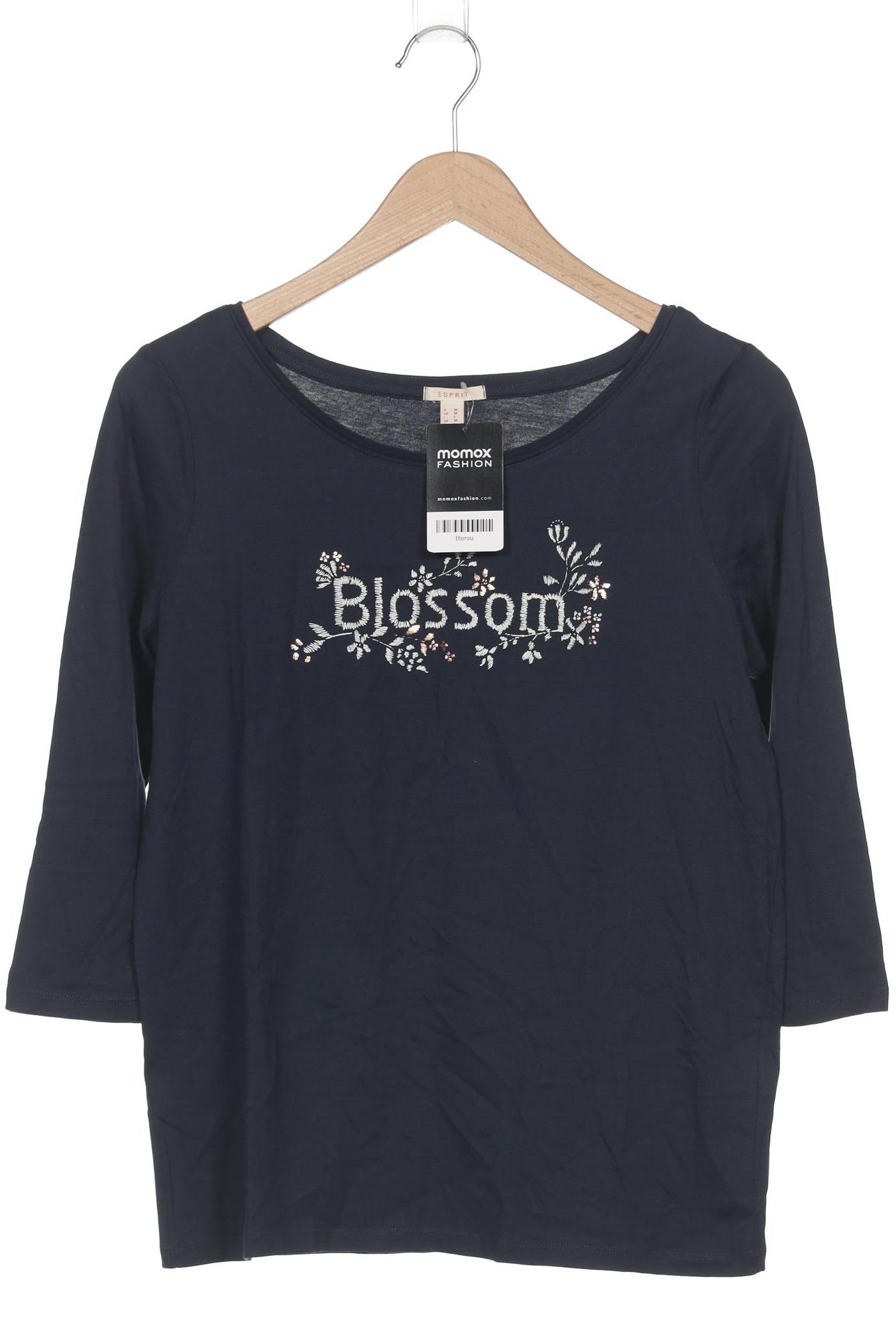 

Esprit Damen Langarmshirt, marineblau, Gr. 38