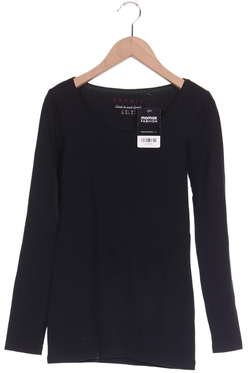 

Esprit Damen Langarmshirt, schwarz, Gr. 34