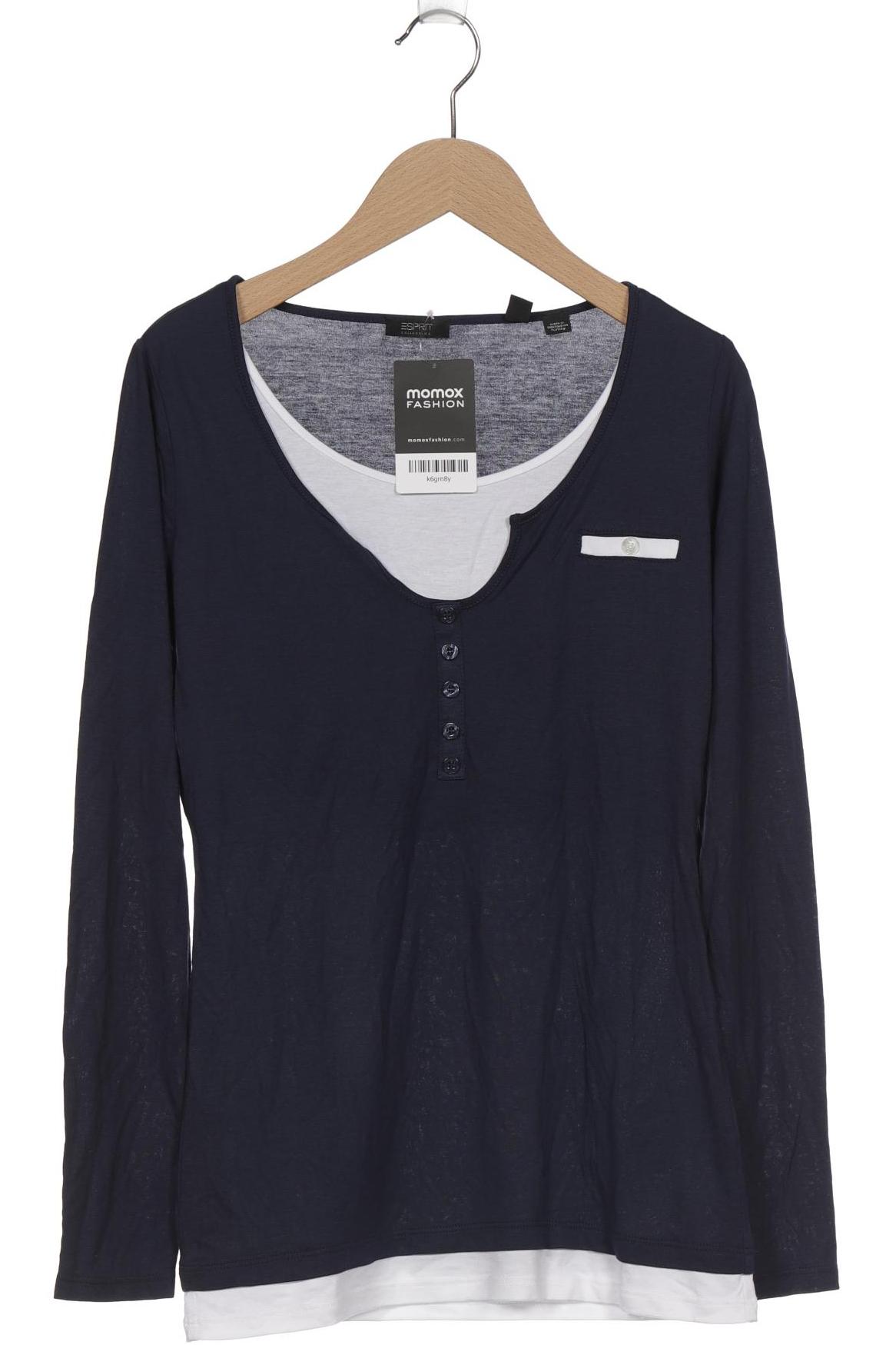 

Esprit Damen Langarmshirt, marineblau, Gr. 34