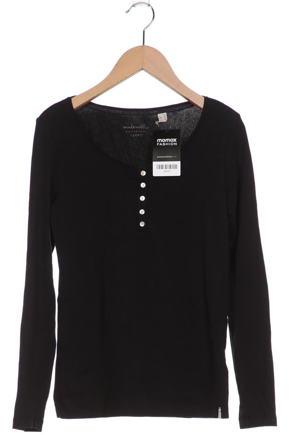 

Esprit Damen Langarmshirt, schwarz, Gr. 34