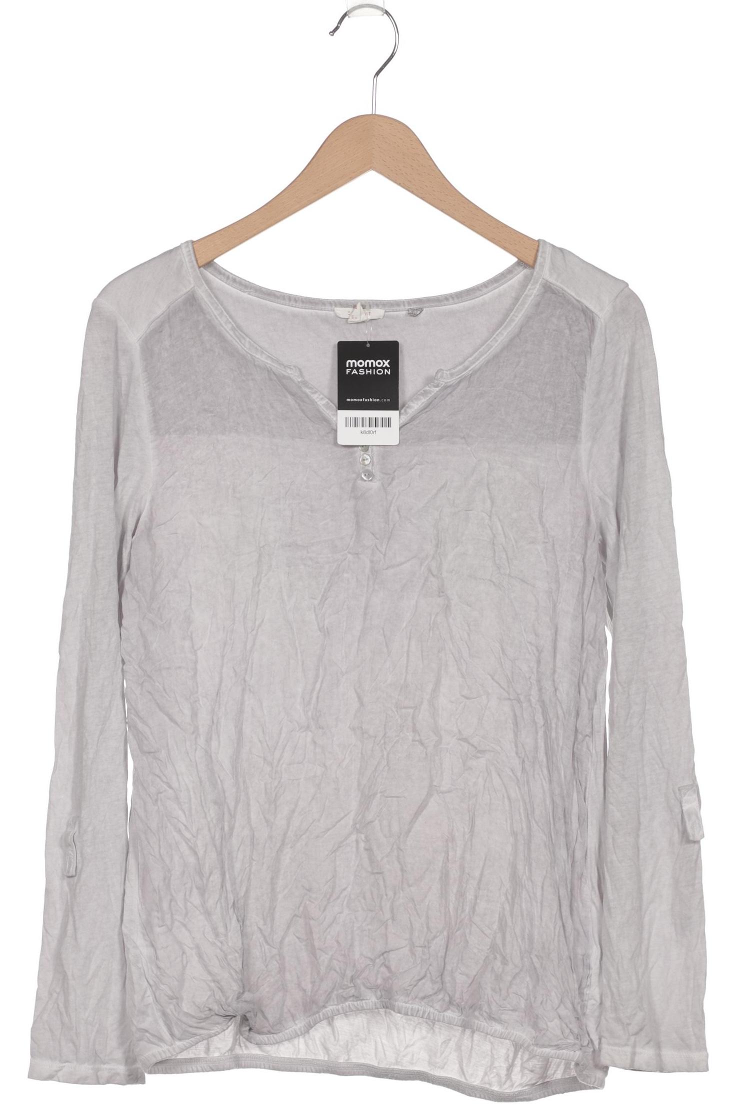 

Esprit Damen Langarmshirt, grau, Gr. 42