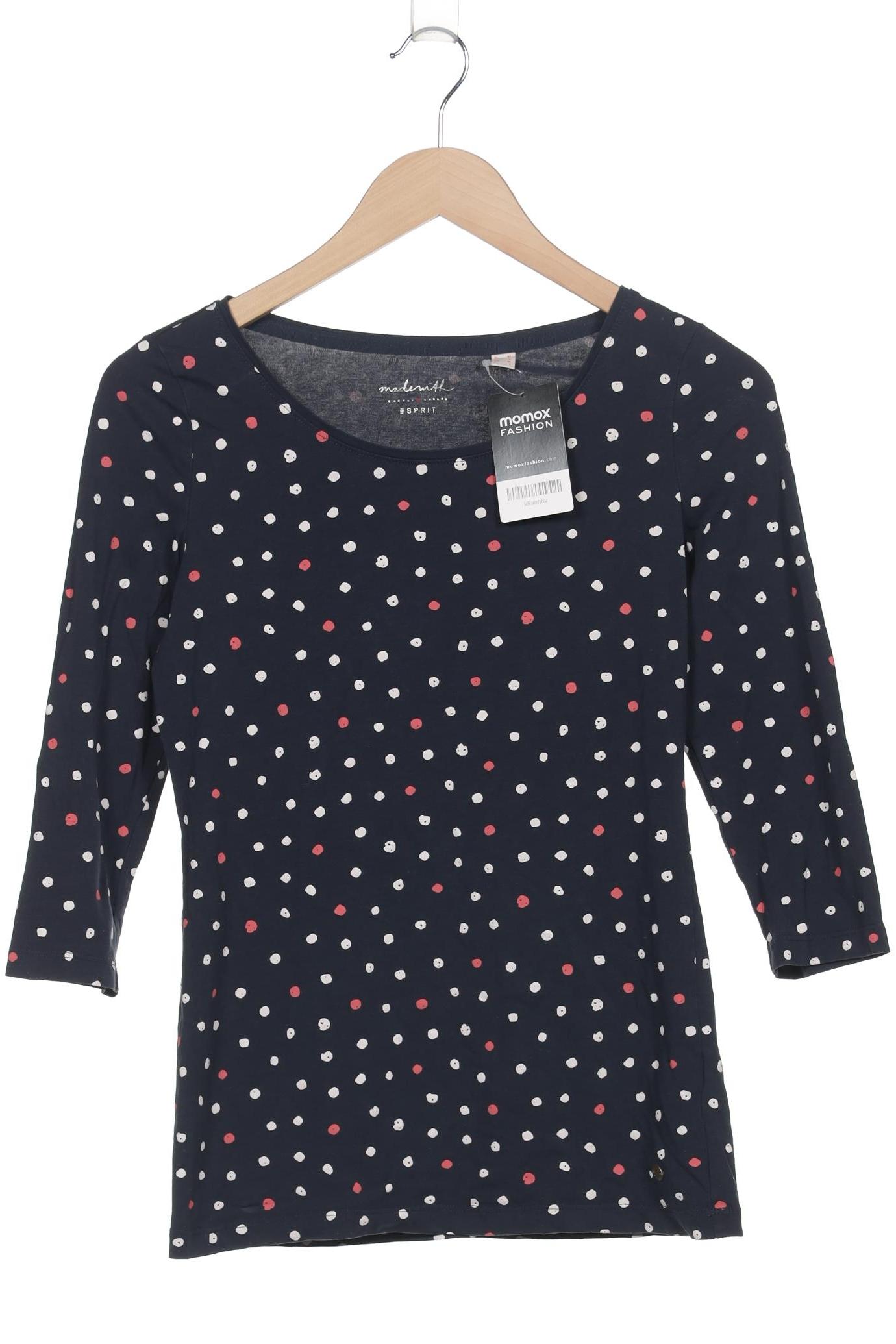 

Esprit Damen Langarmshirt, marineblau, Gr. 38