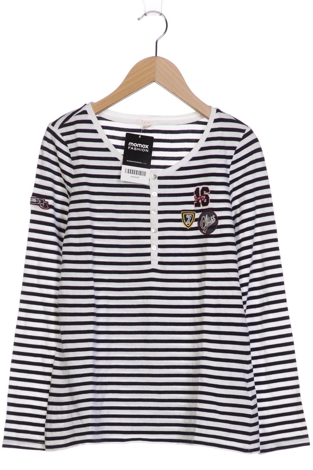 

Esprit Damen Langarmshirt, weiß, Gr. 36