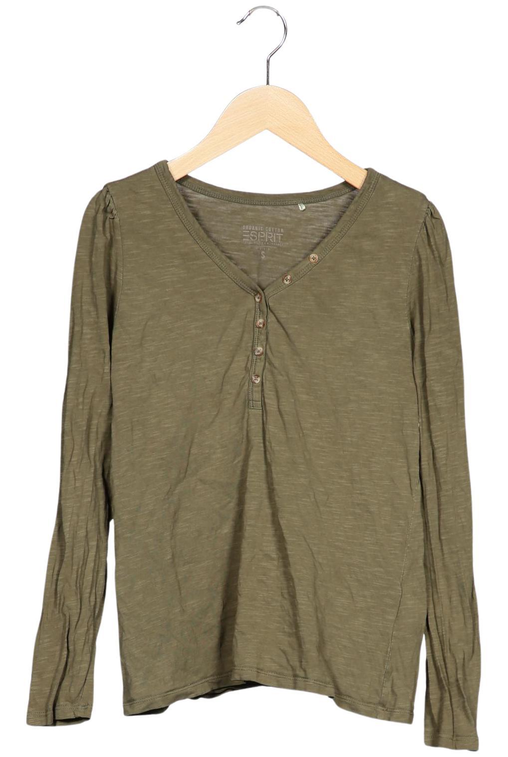 

Esprit Damen Langarmshirt, grün, Gr. 36