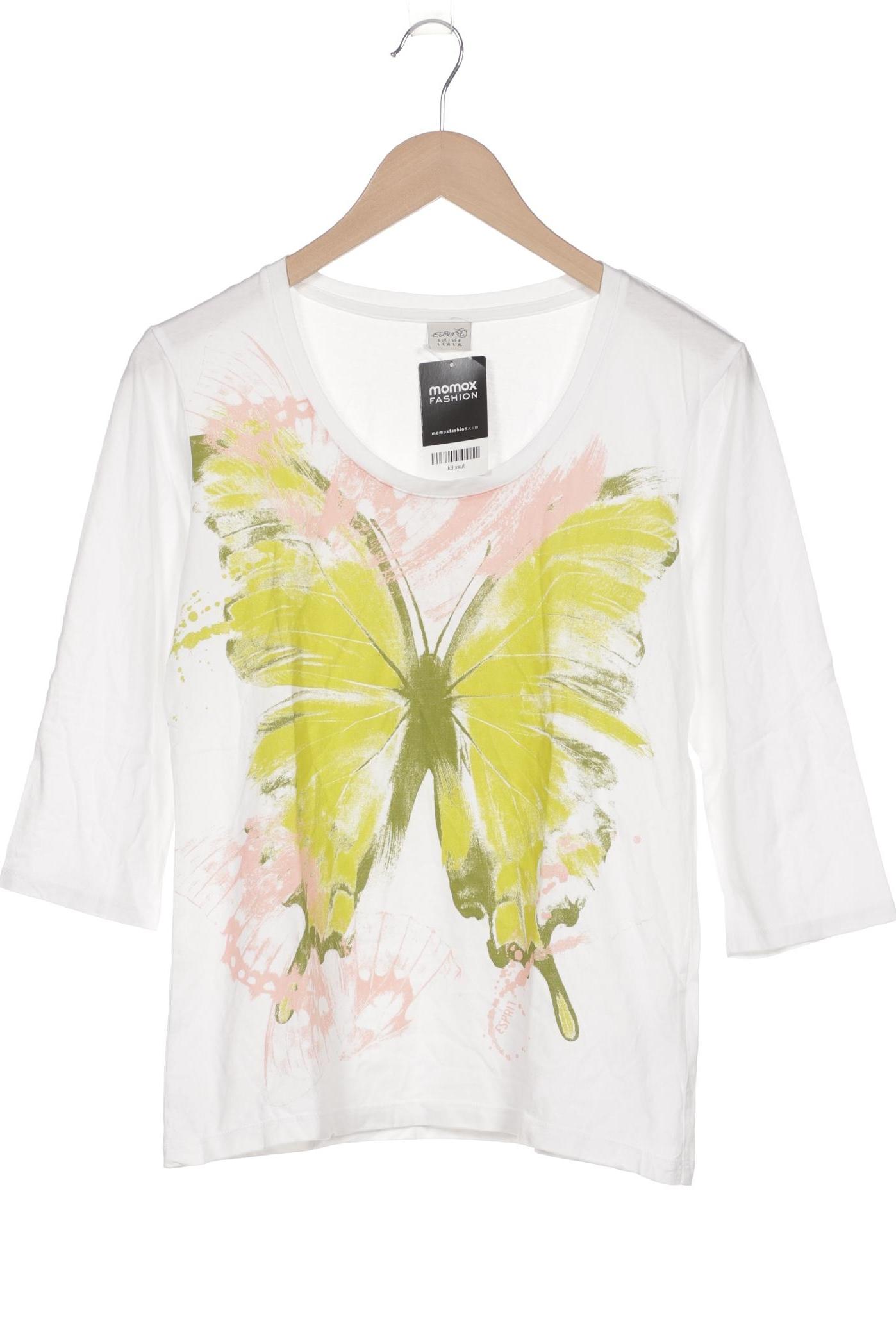 

Esprit Damen Langarmshirt, weiß, Gr. 42