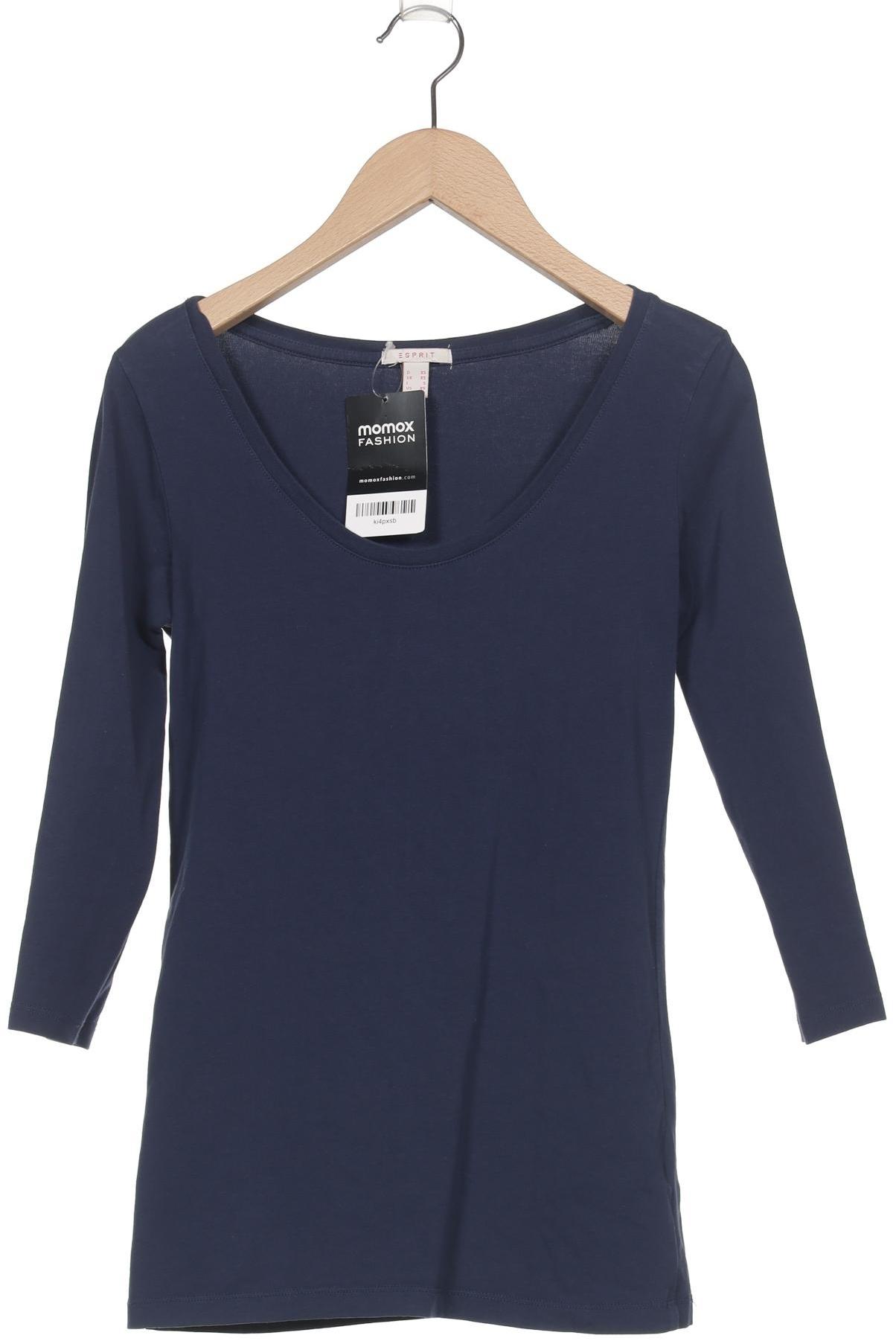 

Esprit Damen Langarmshirt, marineblau, Gr. 34