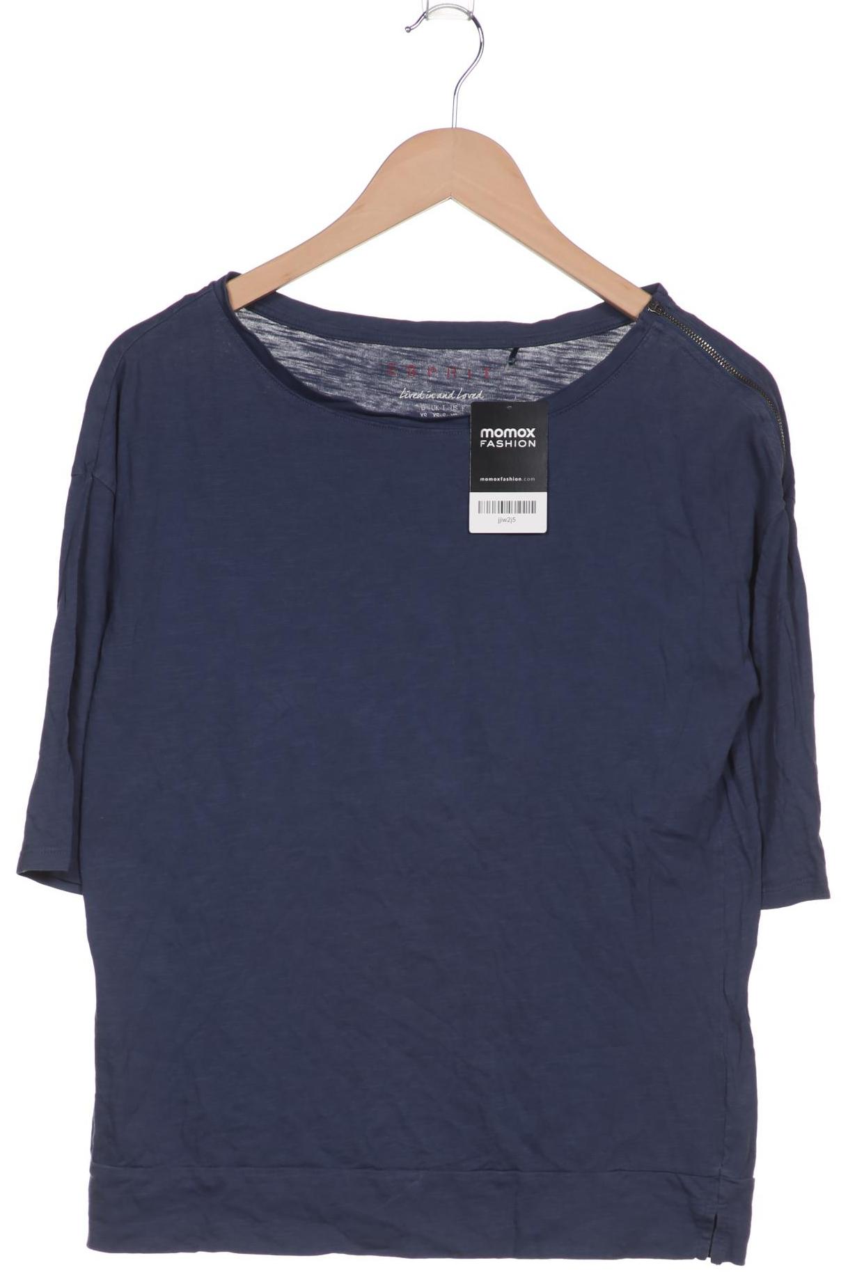 

Esprit Damen Langarmshirt, marineblau, Gr. 34