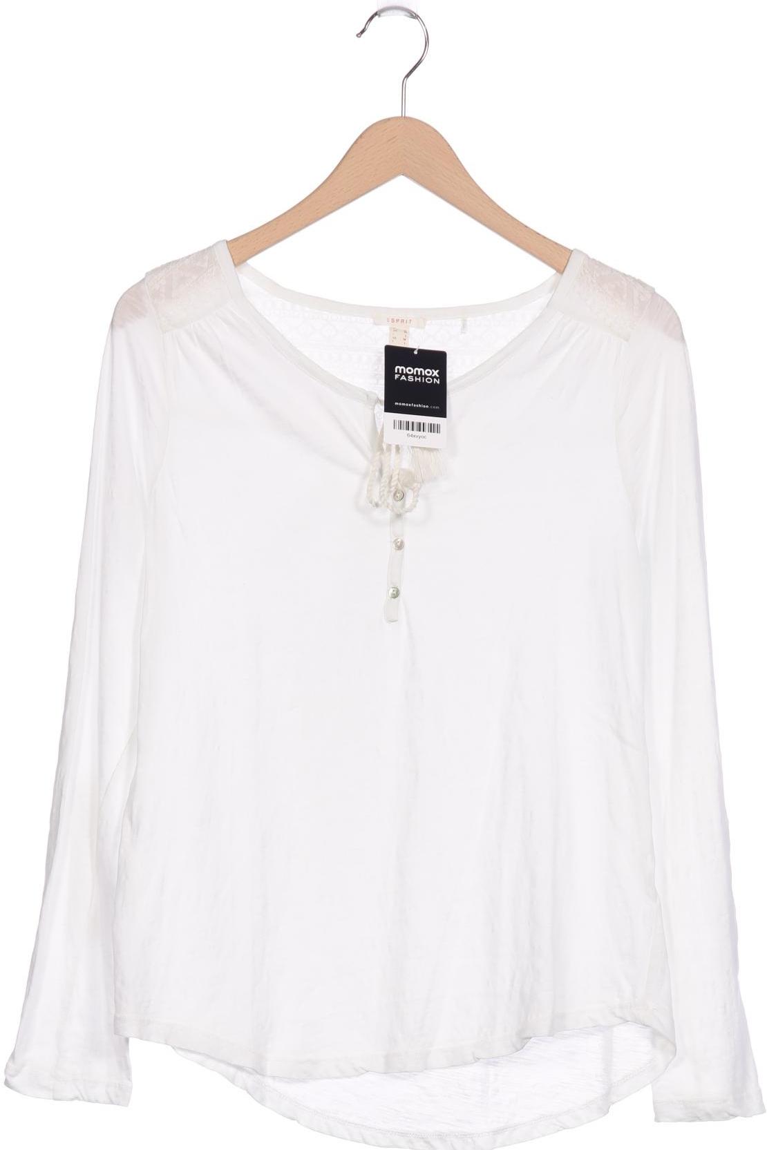 

Esprit Damen Langarmshirt, weiß, Gr. 38