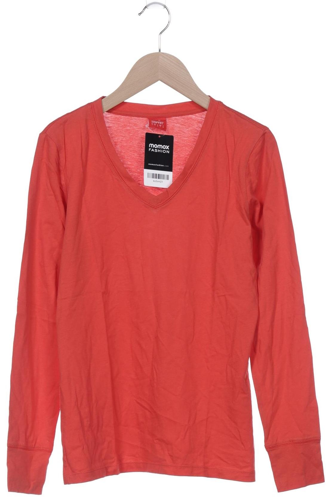 

Esprit Damen Langarmshirt, orange, Gr. 36