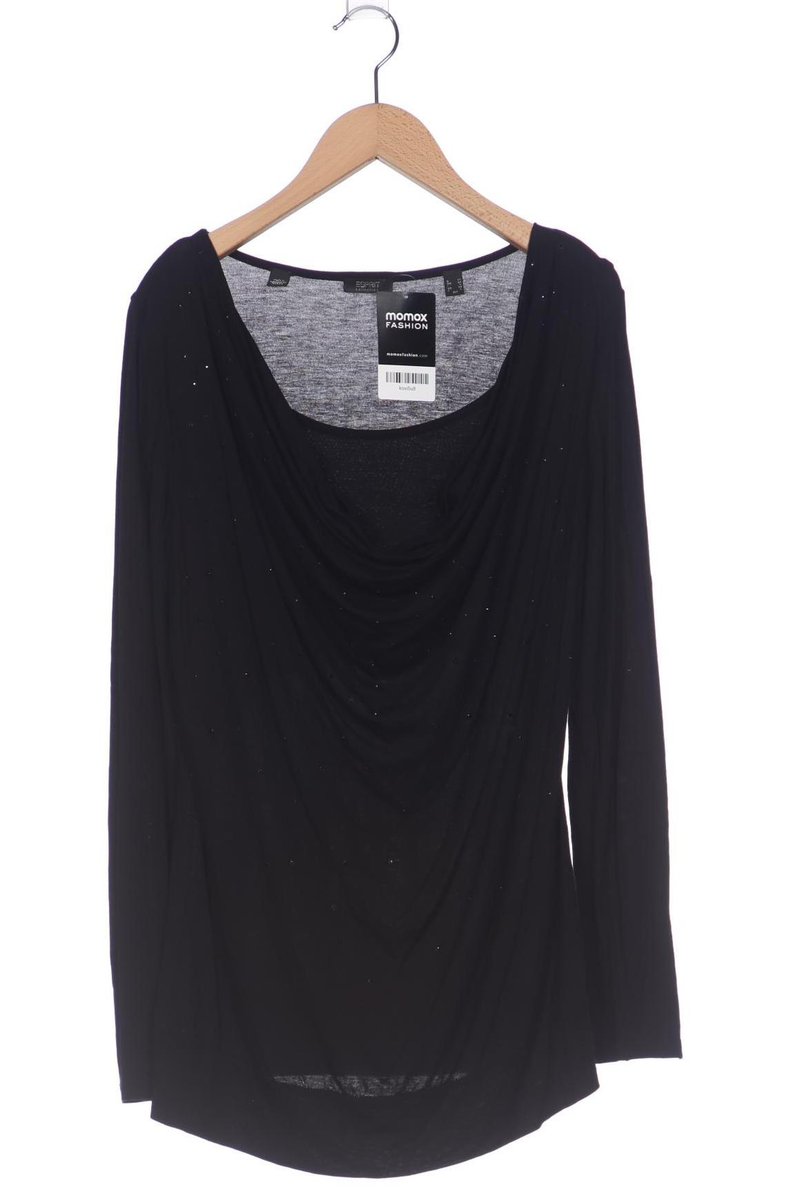

Esprit Damen Langarmshirt, schwarz, Gr. 38