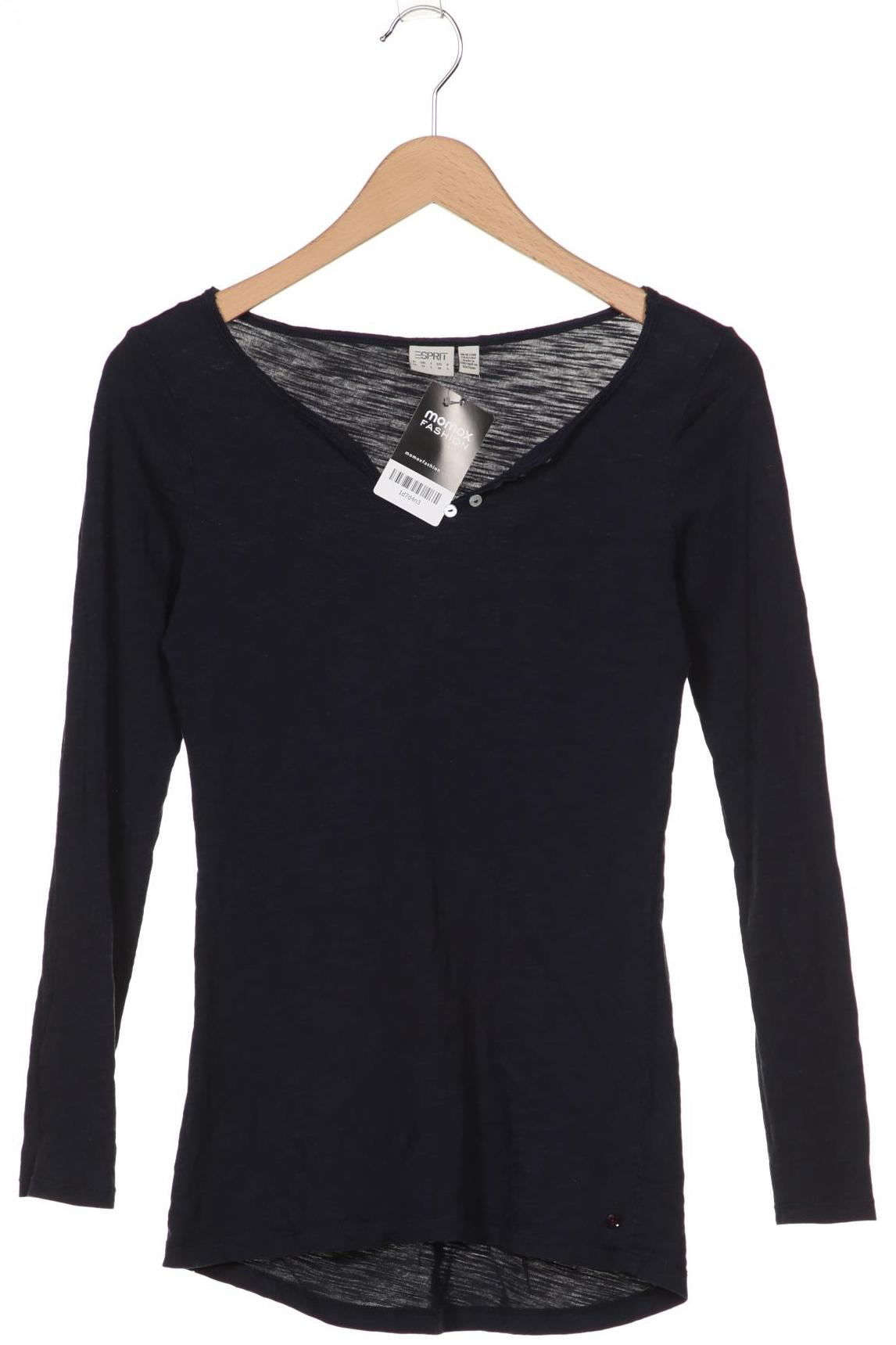 

Esprit Damen Langarmshirt, marineblau, Gr. 38
