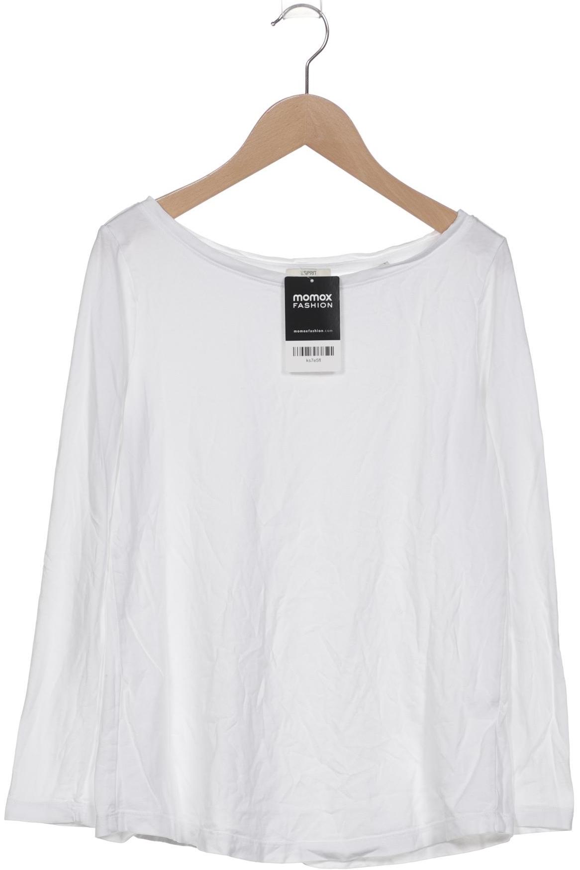 

Esprit Damen Langarmshirt, weiß, Gr. 38