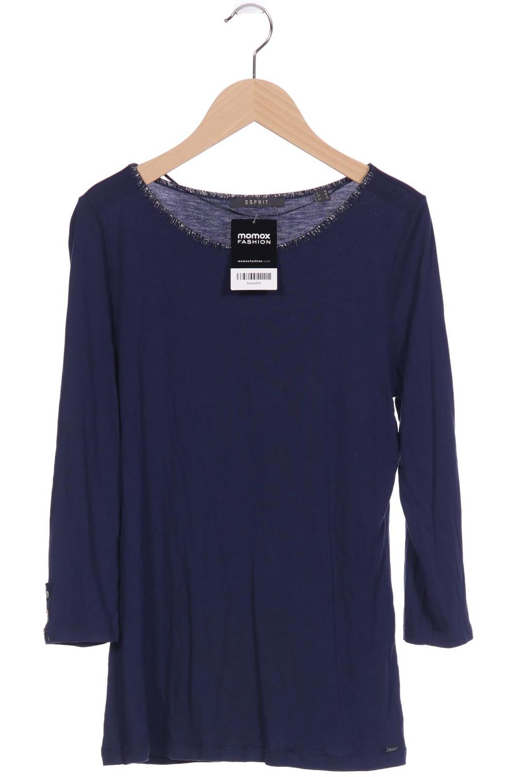 

Esprit Damen Langarmshirt, marineblau, Gr. 38